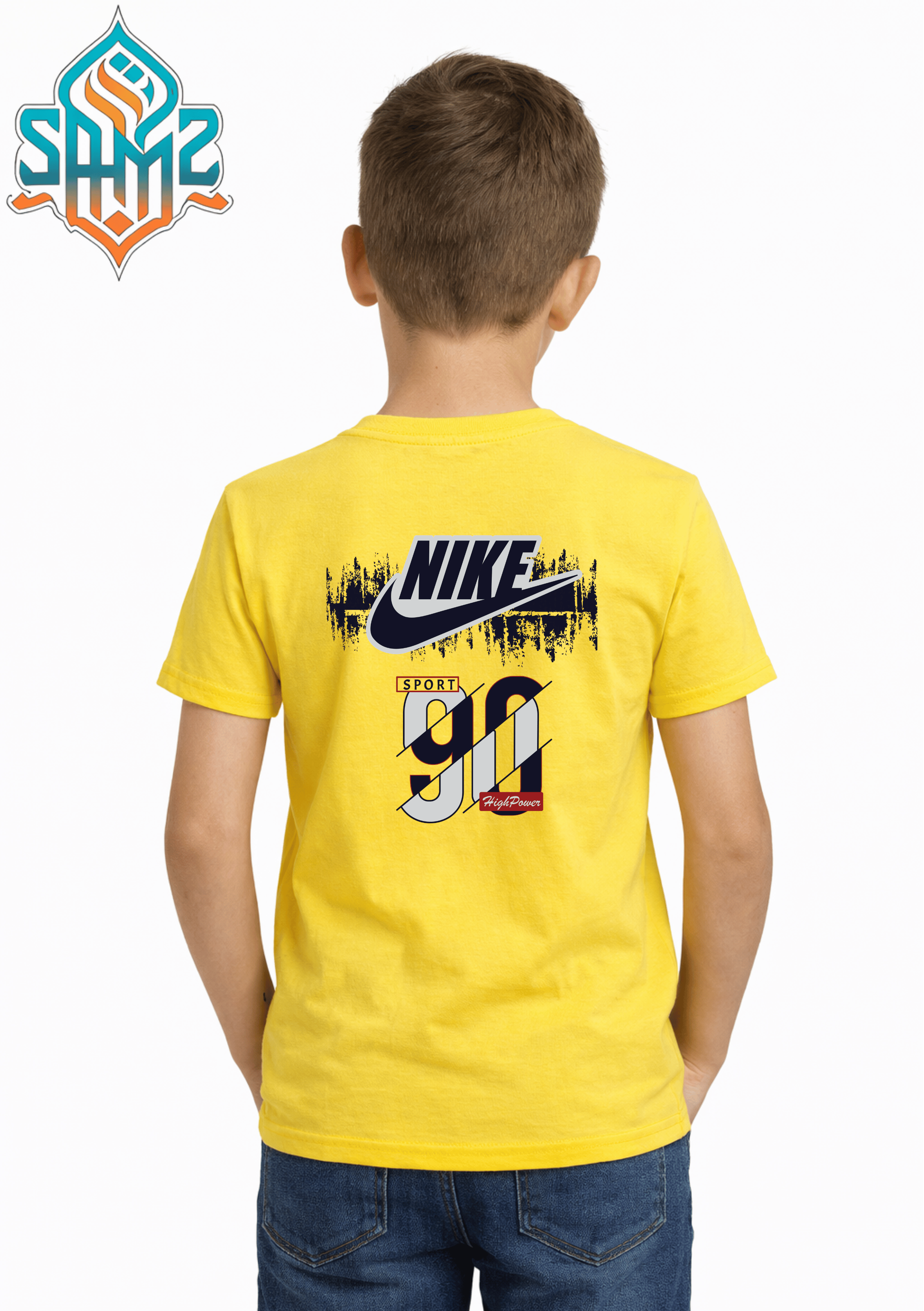 Nike Sport 90 – Premium DTF Transfer Print for T-Shirts | Custom Heat Transfer Design Unisex | High Quality Shirt Printing | SAMZ 24