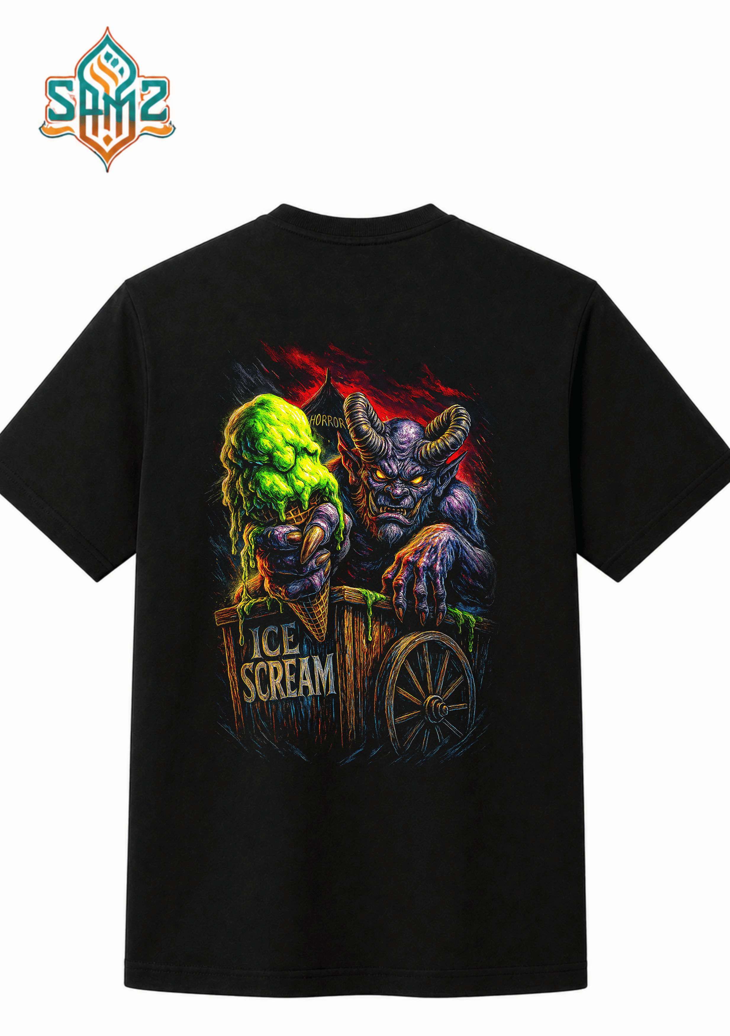 Goosebumps Ice Cream – Premium DTF Transfer Print for T-Shirts | Custom Heat Transfer Design Unisex | High Quality Shirt Printing | SAMZ 24