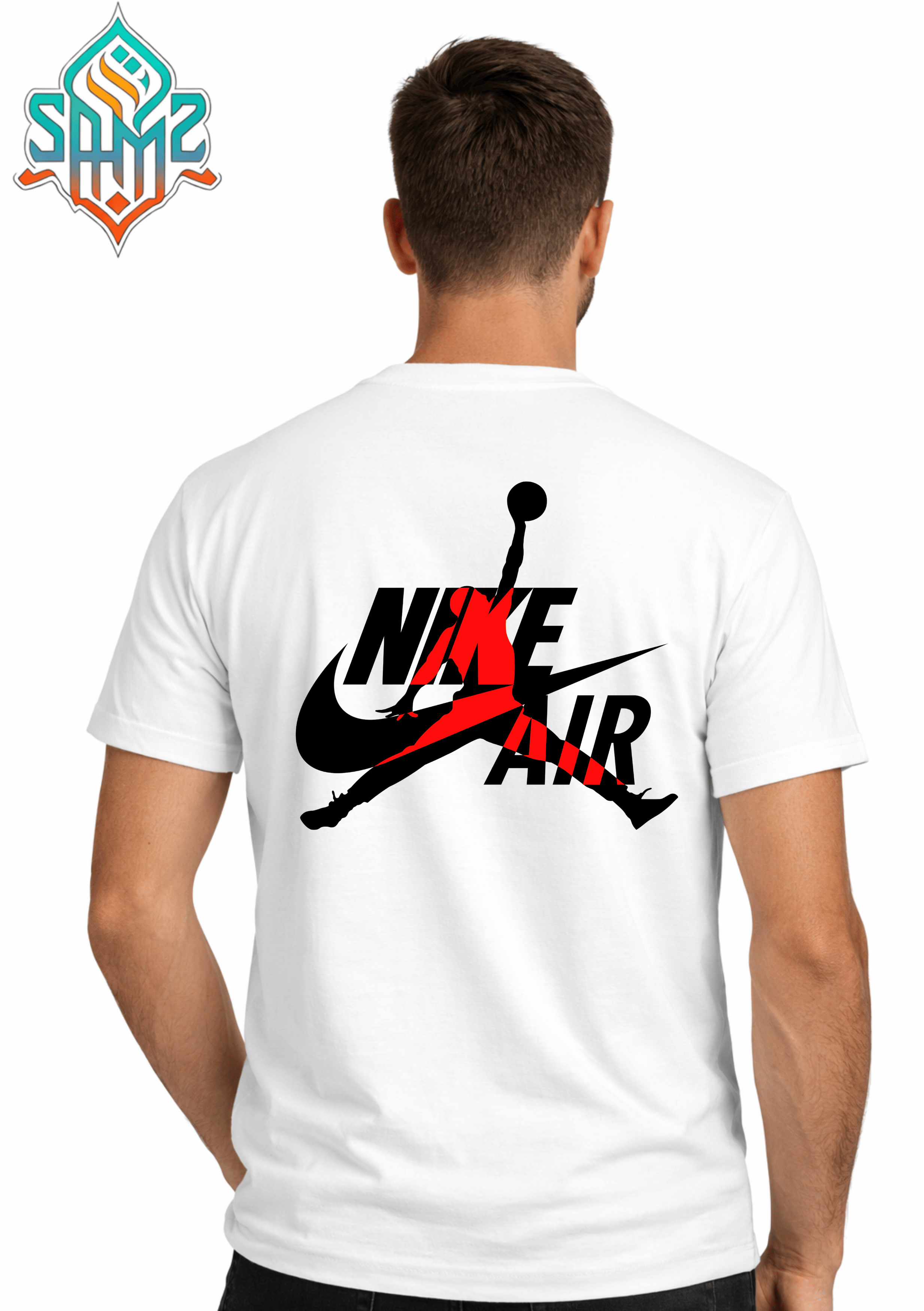 Nike Air Splash – Premium DTF Transfer Print for T-Shirts | Custom Heat Transfer Design Unisex | High Quality Shirt Printing | SAMZ 24