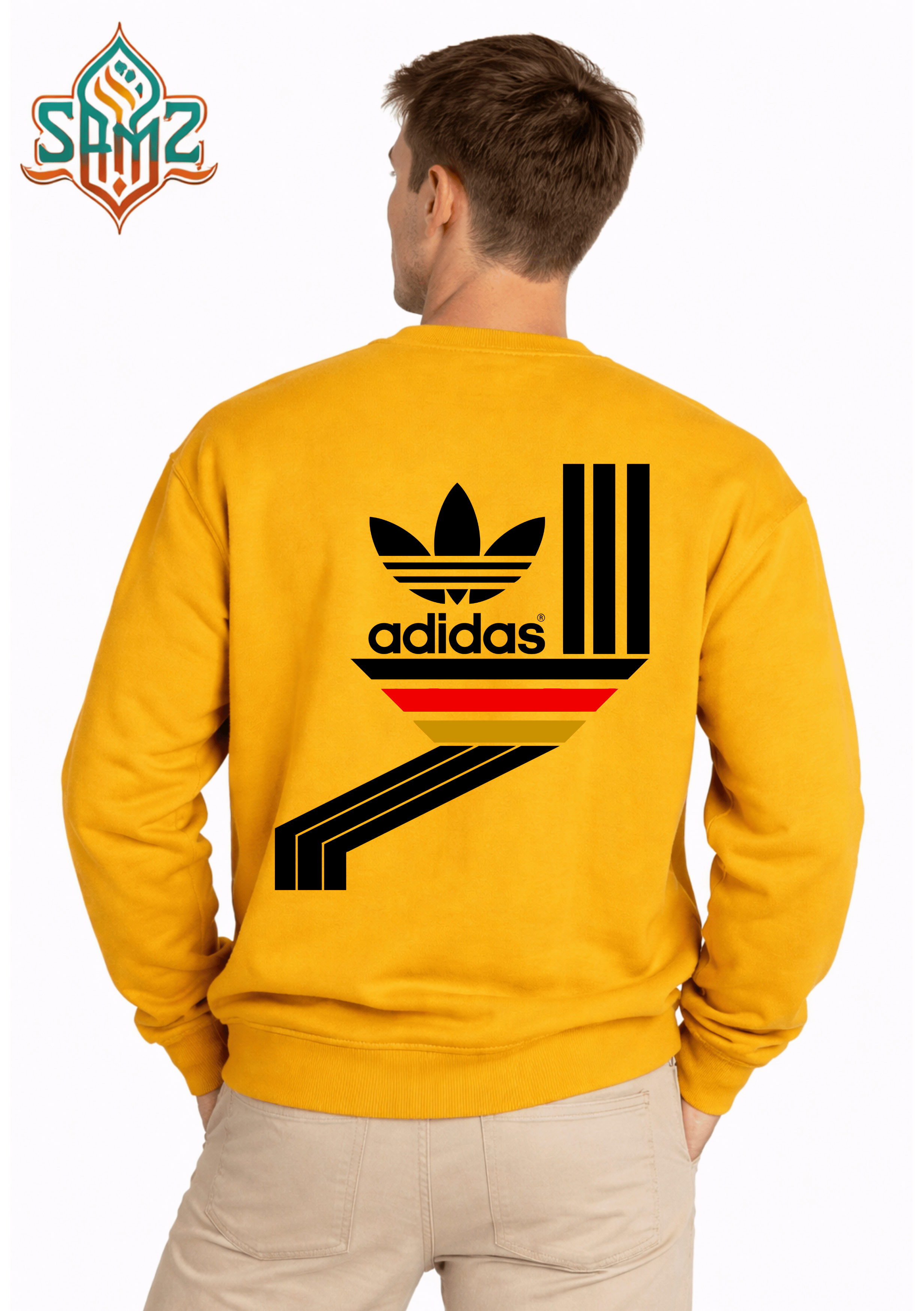 Adidas Remix Art – Premium DTF Transfer Print for T-Shirts | Custom Heat Transfer Unisex | High Quality Shirt Printing | SAMZ 24