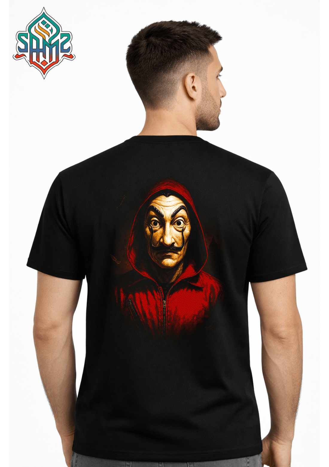 Masked Rebel Character – Premium DTF Transfer Print for T-Shirts | Custom Heat Transfer Design Unisex | High Quality Shirt Printing | SAMZ 24