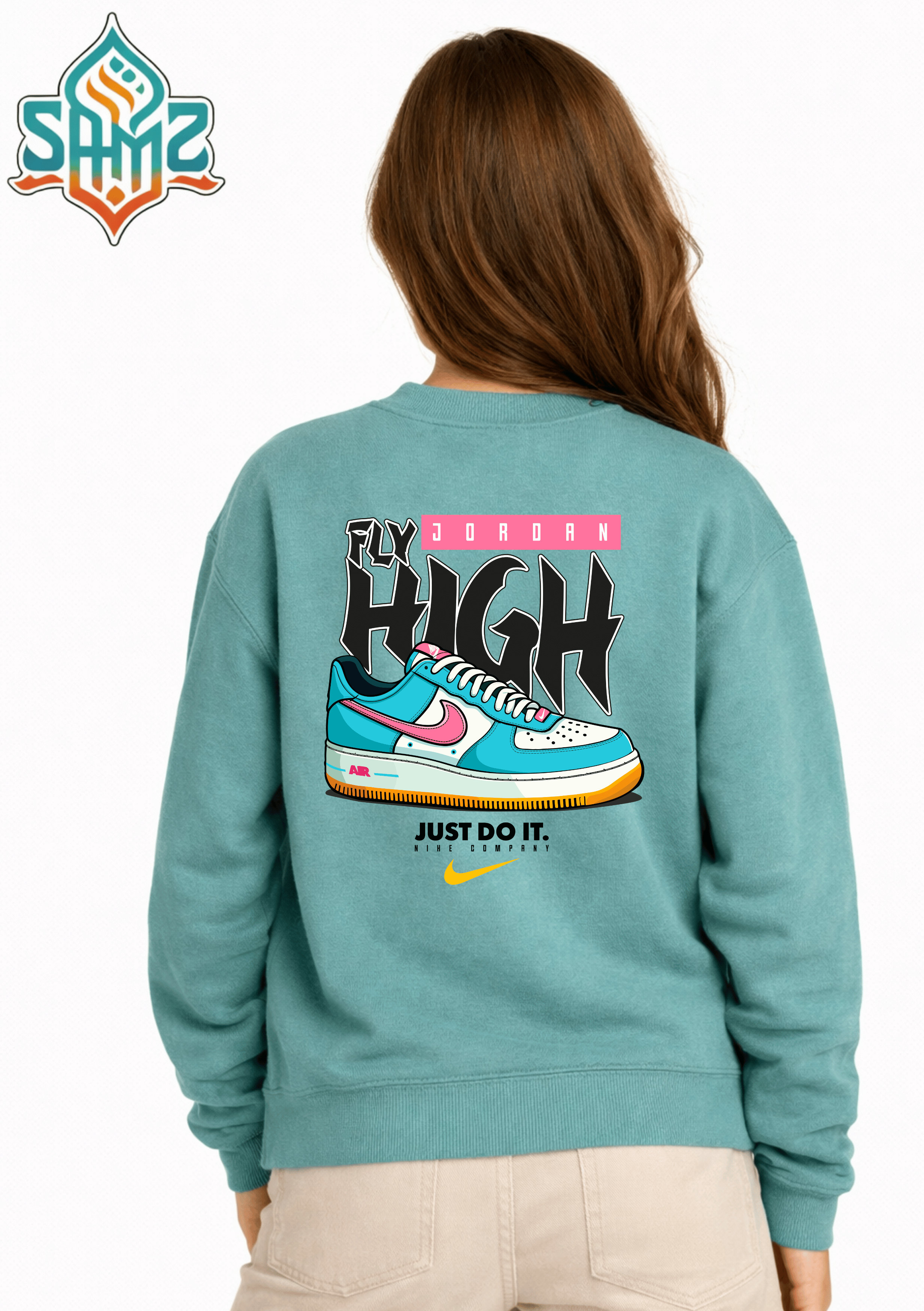 Jordan High Sneaker – Premium DTF Transfer Print for T-Shirts | Custom Heat Transfer Unisex | High Quality Shirt Printing | SAMZ 24