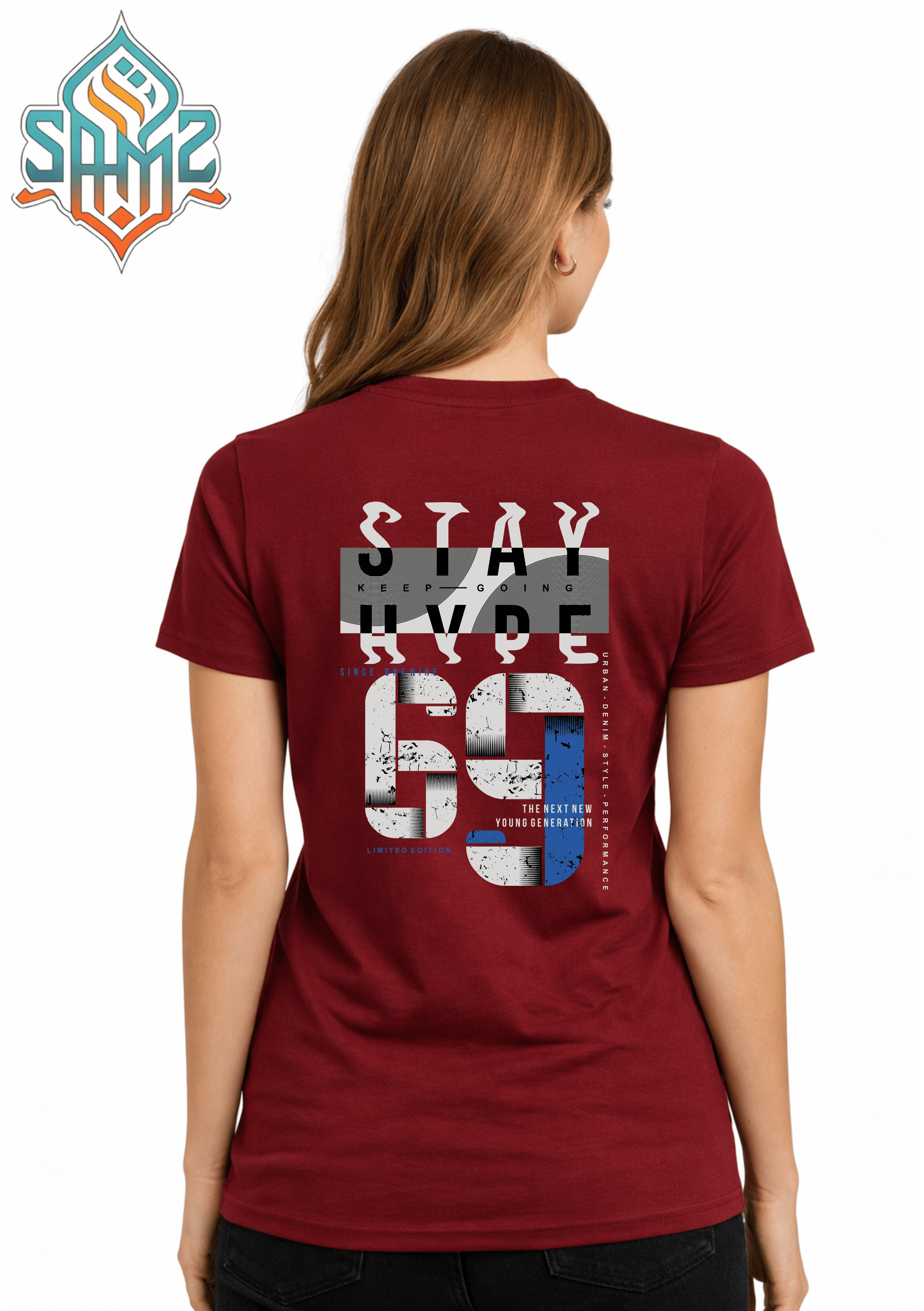 Stay Hype Urban – Premium DTF Transfer Print for T-Shirts | Custom Heat Transfer Unisex | High Quality Shirt Printing | SAMZ 24