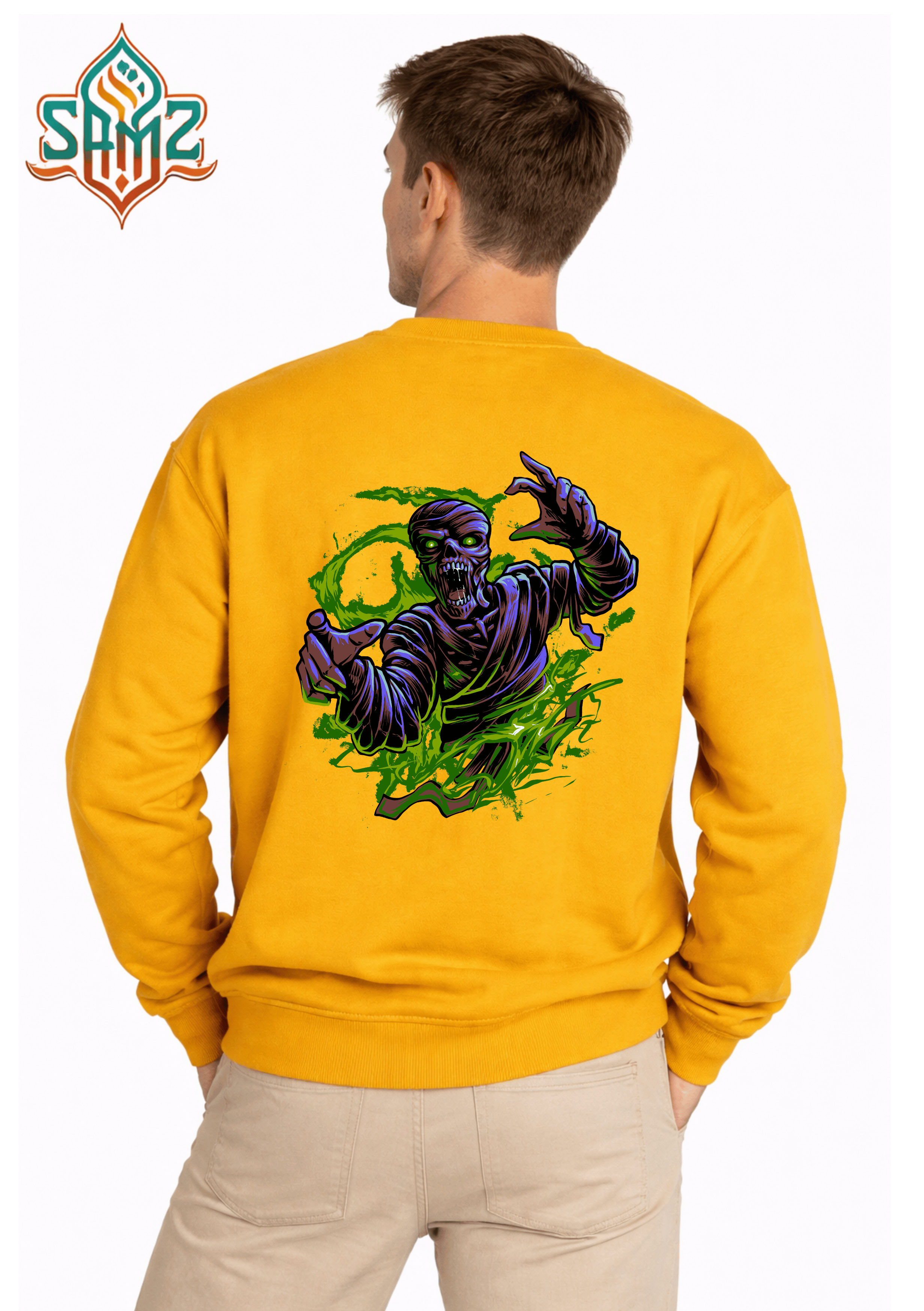 Toxic Zombie Attack – Premium DTF Transfer Print for T-Shirts | Custom Heat Transfer Unisex | High Quality Shirt Printing | SAMZ 24