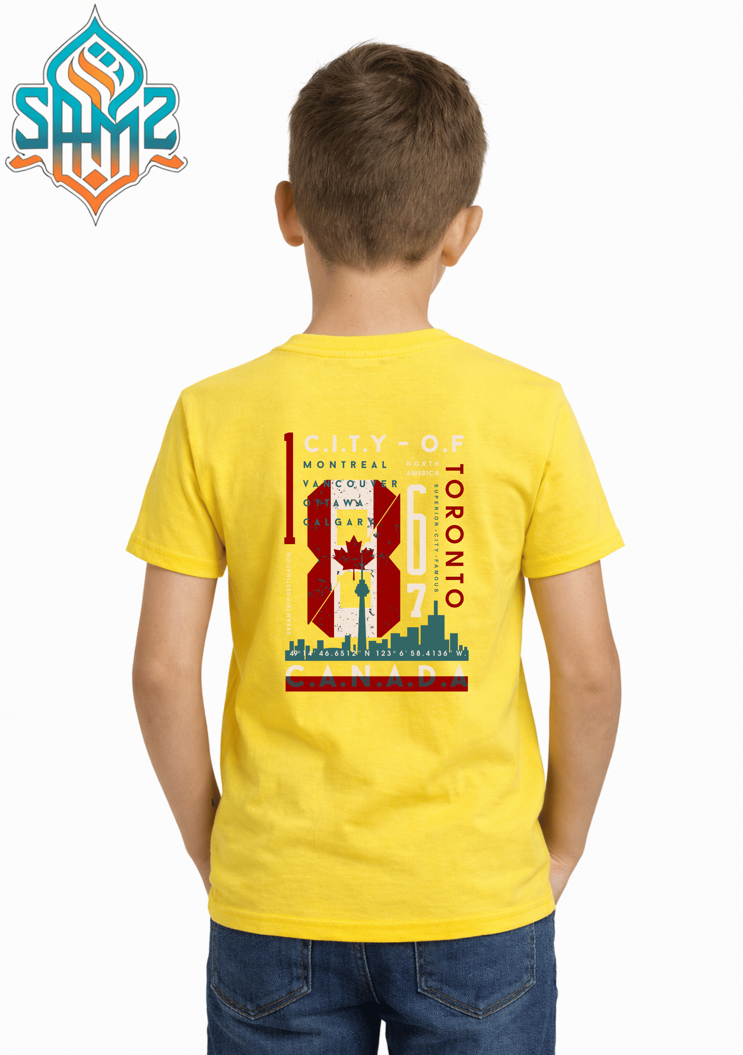 City Of Toronto – Premium DTF Transfer Print for T-Shirts | Custom Heat Transfer Unisex | High Quality Shirt Printing | SAMZ 24