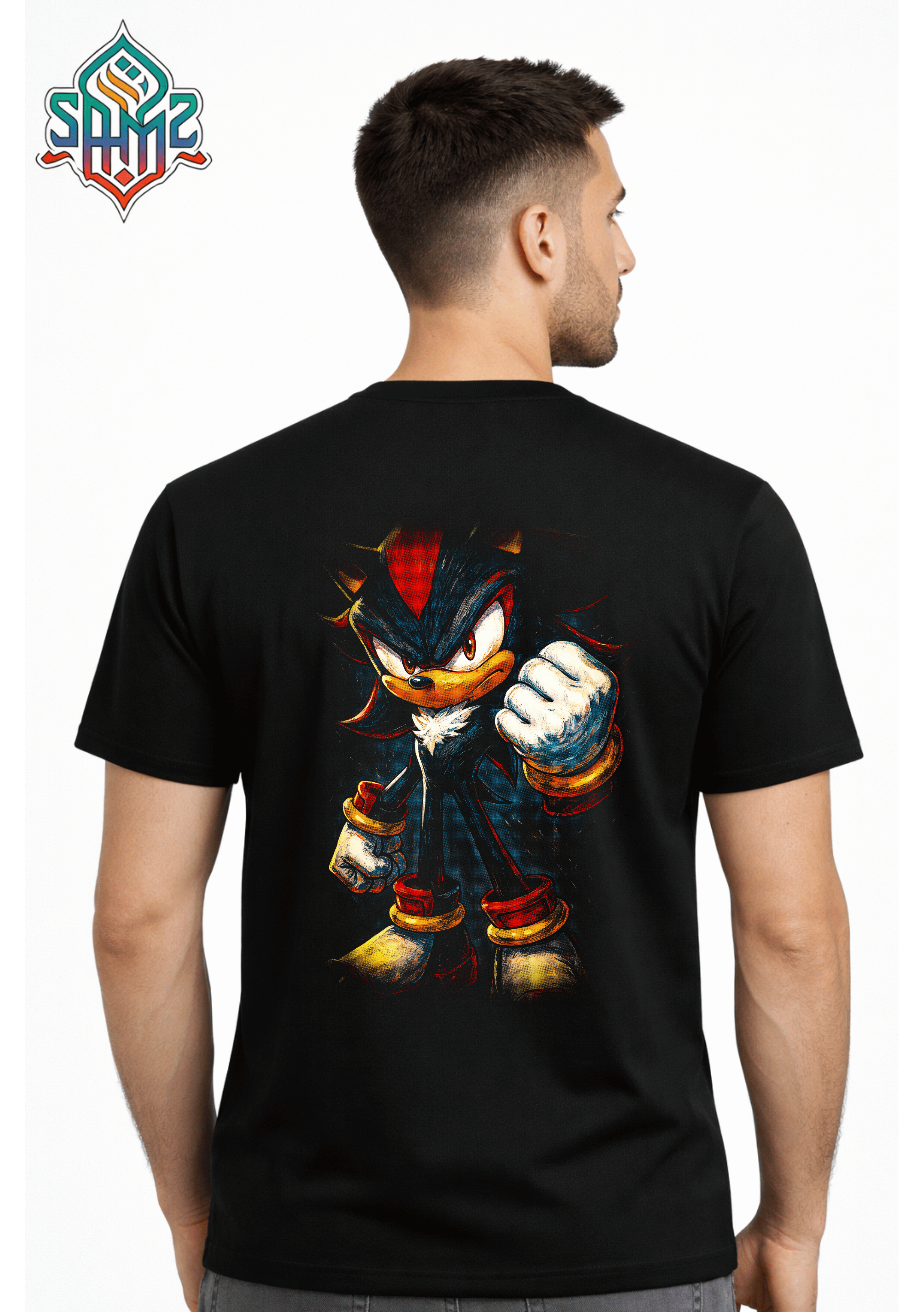 Sonic Power Pose – Premium DTF Transfer Print for T-Shirts | Custom Heat Transfer Design Unisex | High Quality Shirt Printing | SAMZ 24