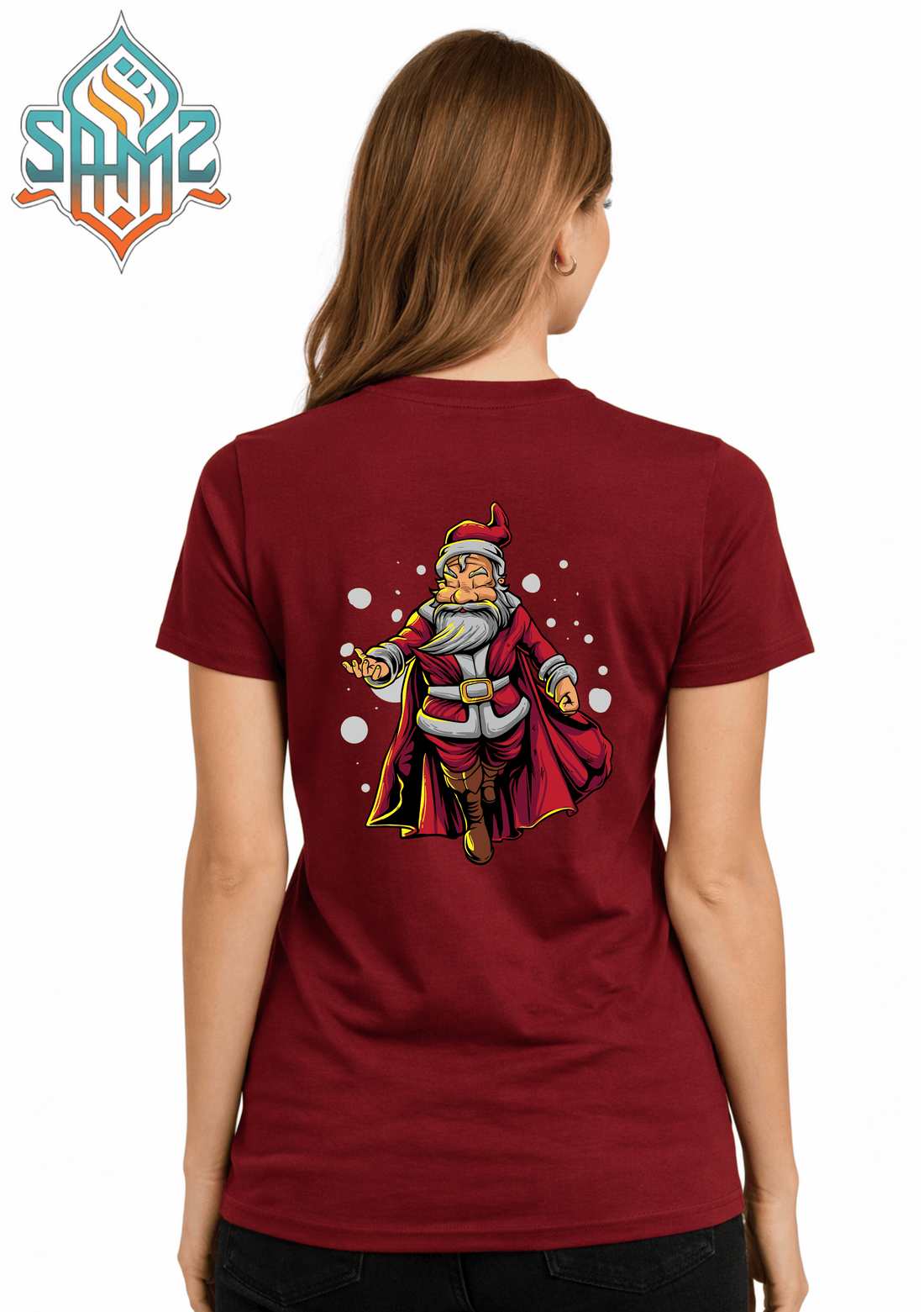 Cool Santa Walk – Premium DTF Transfer Print for T-Shirts | Custom Heat Transfer Unisex | High Quality Shirt Printing | SAMZ 24