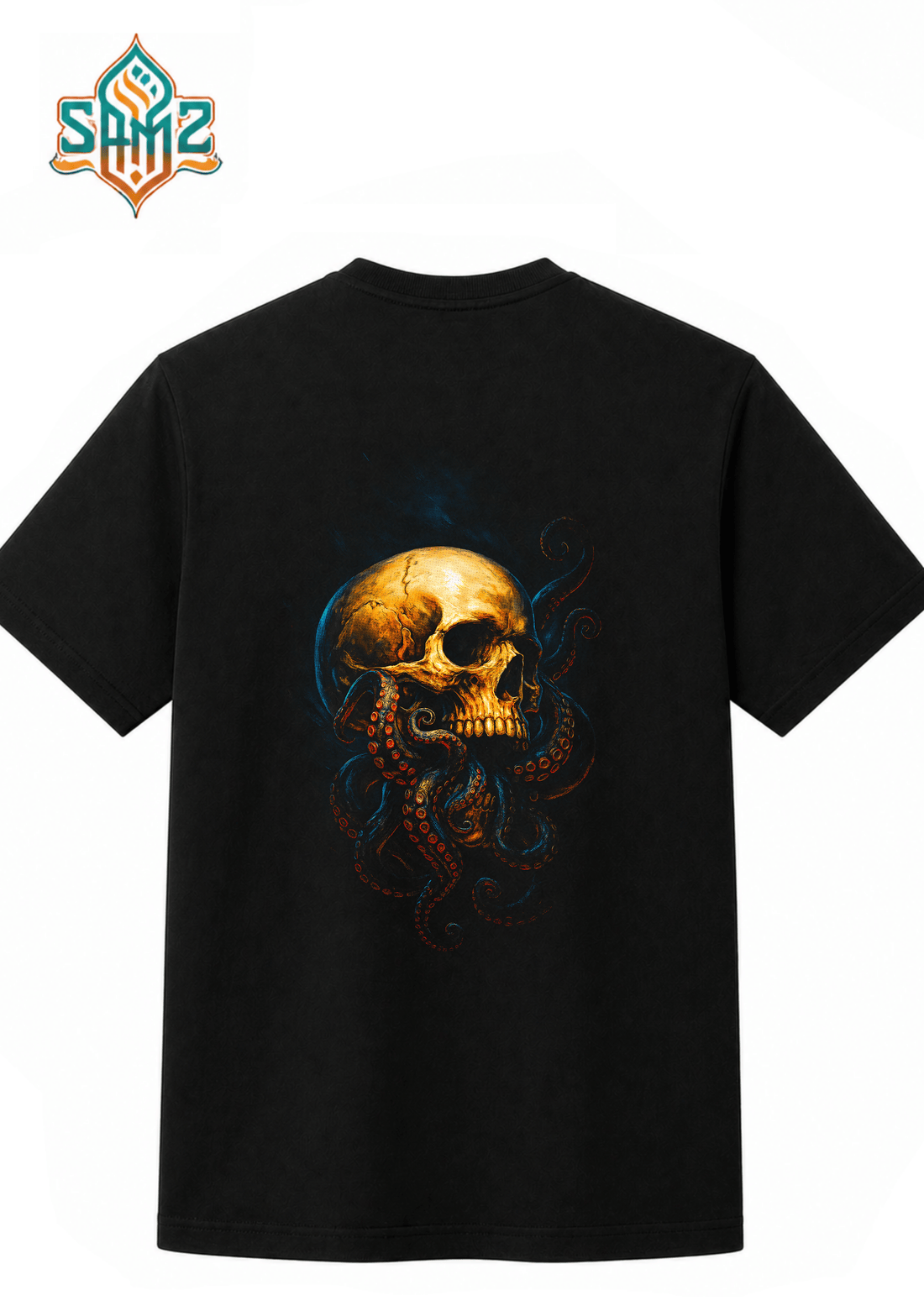 Monster In the Skull  – Premium DTF Transfer Print for T-Shirts | Custom Heat Transfer Design Unisex | High Quality Shirt Printing | SAMZ 24