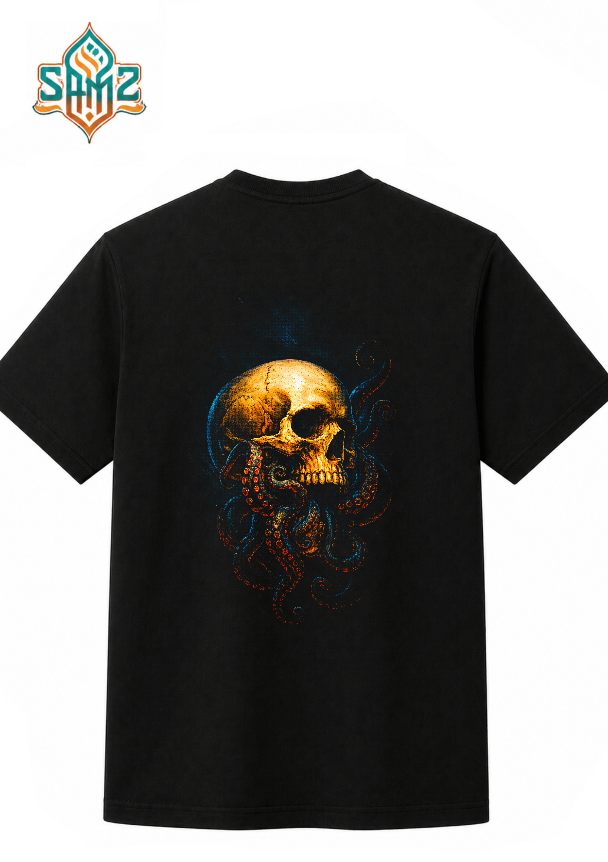 Monster In the Skull  – Premium DTF Transfer Print for T-Shirts | Custom Heat Transfer Design Unisex | High Quality Shirt Printing | SAMZ 24