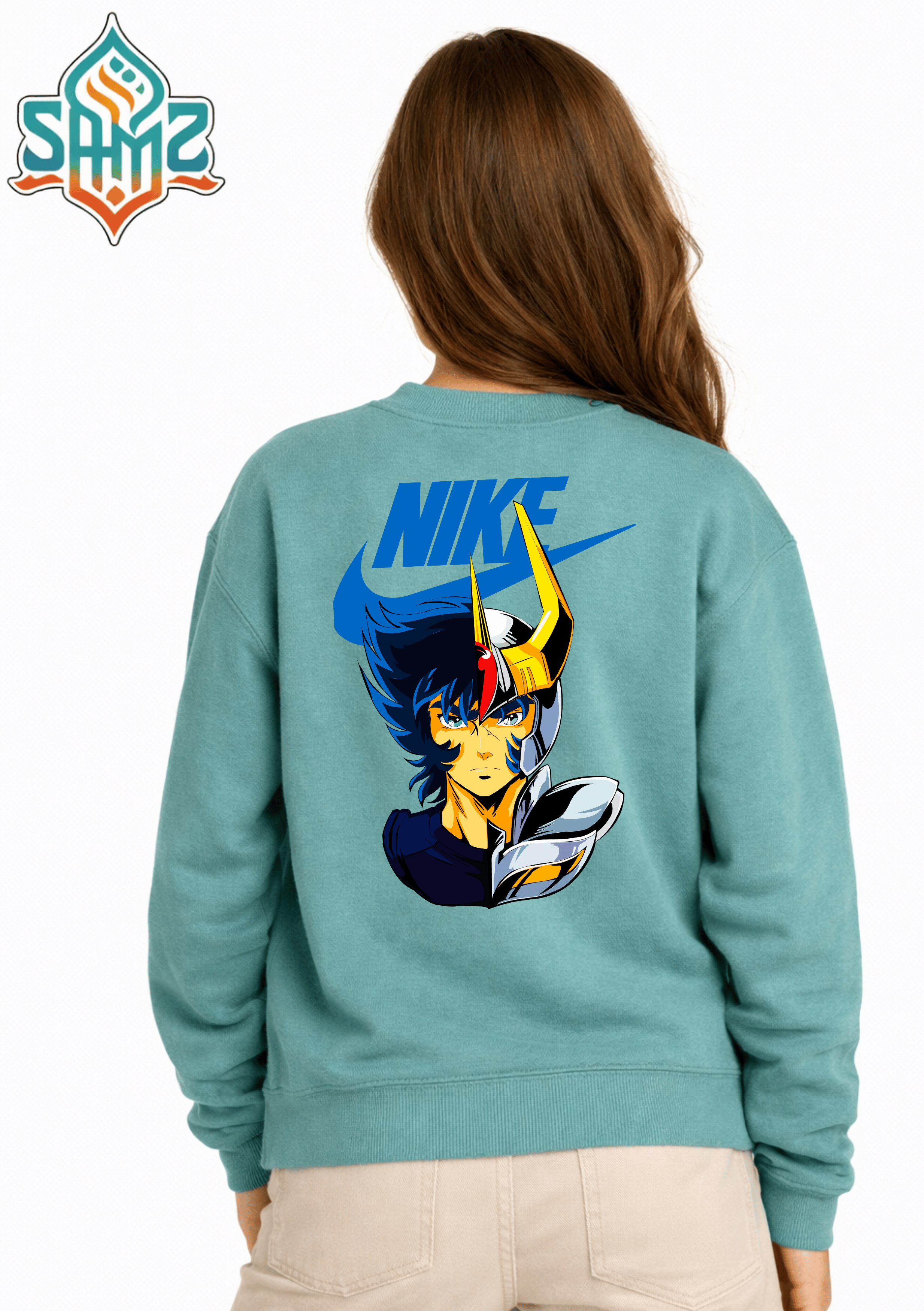 Nike Warrior Split Face – Premium DTF Transfer Print for T-Shirts | Custom Heat Transfer Unisex | High Quality Shirt Printing | SAMZ 24