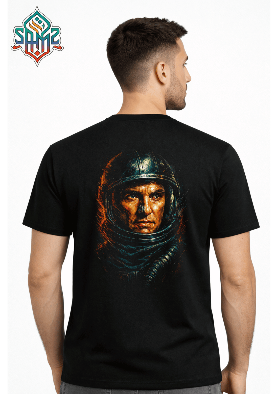 The Astronaut – Premium DTF Transfer Print for T-Shirts | Custom Heat Transfer Design Unisex | High Quality Shirt Printing | SAMZ 24