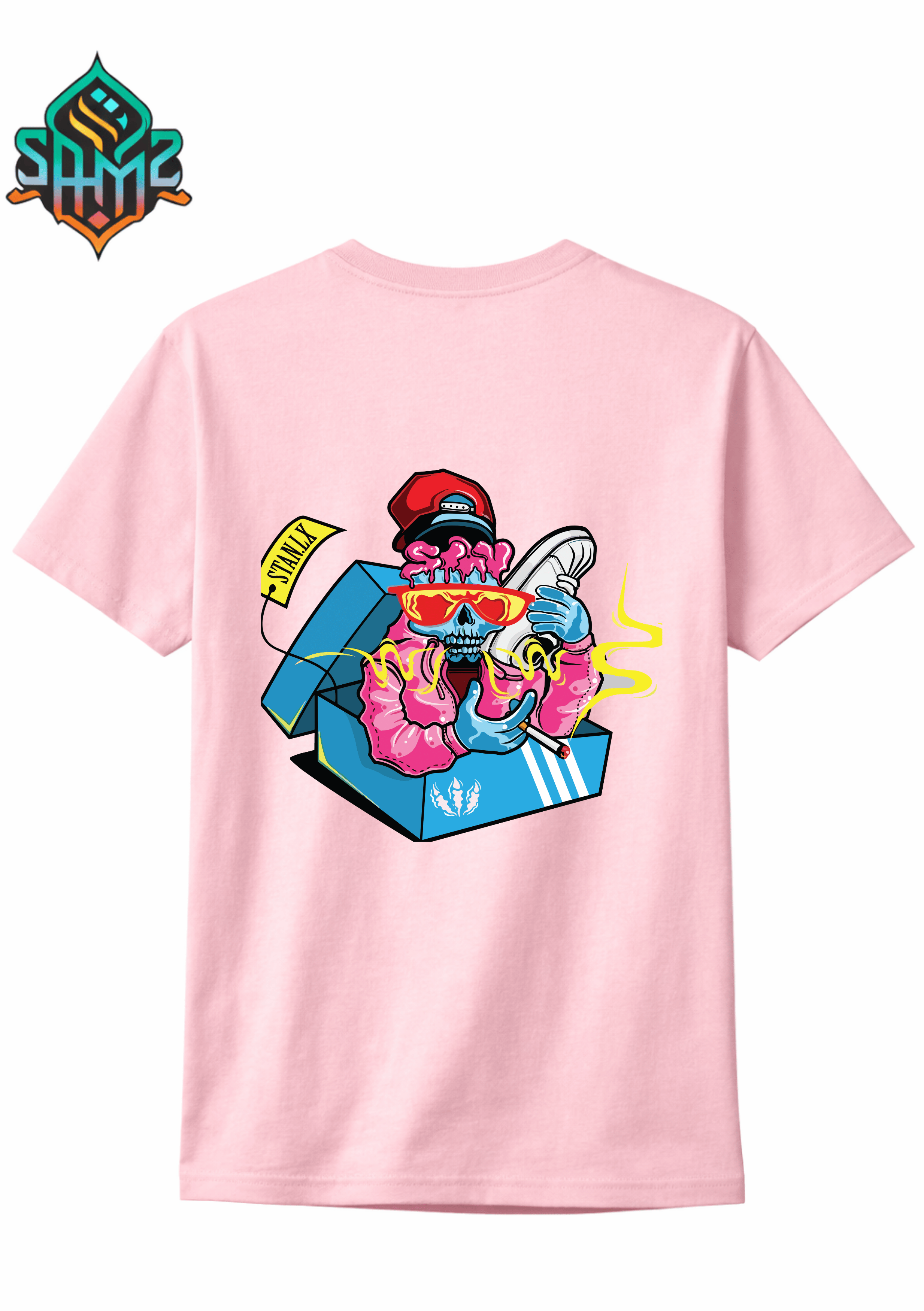 Shoe Logo – Premium DTF Transfer Print for T-Shirts | Custom Heat Transfer Design for Men Women Kids | High Quality Graphic Shirt Printing | SAMZ 24