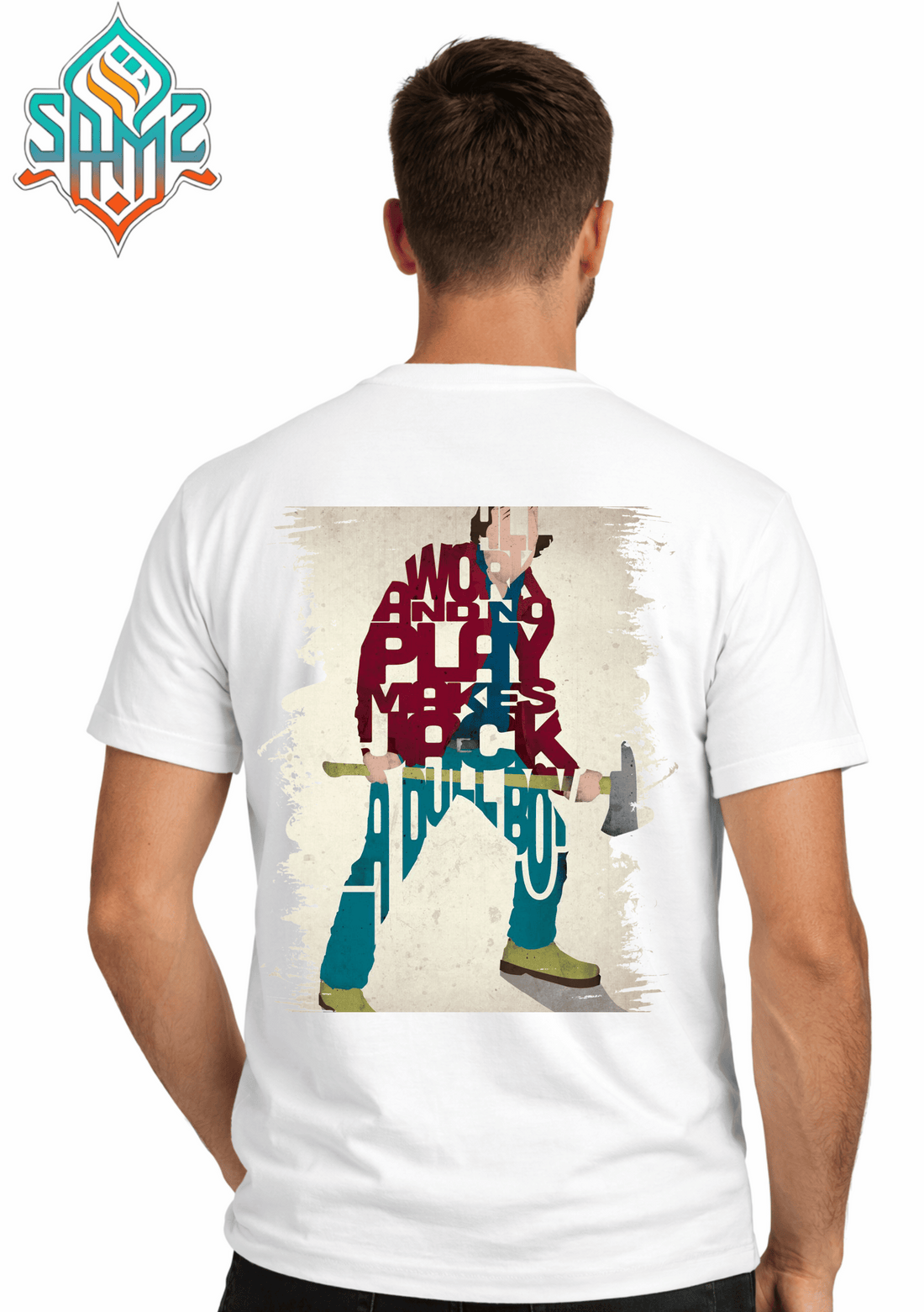 American Psycho Axe – Premium DTF Transfer Print for T-Shirts | Custom Heat Transfer Design Unisex | High Quality Shirt Printing | SAMZ 24