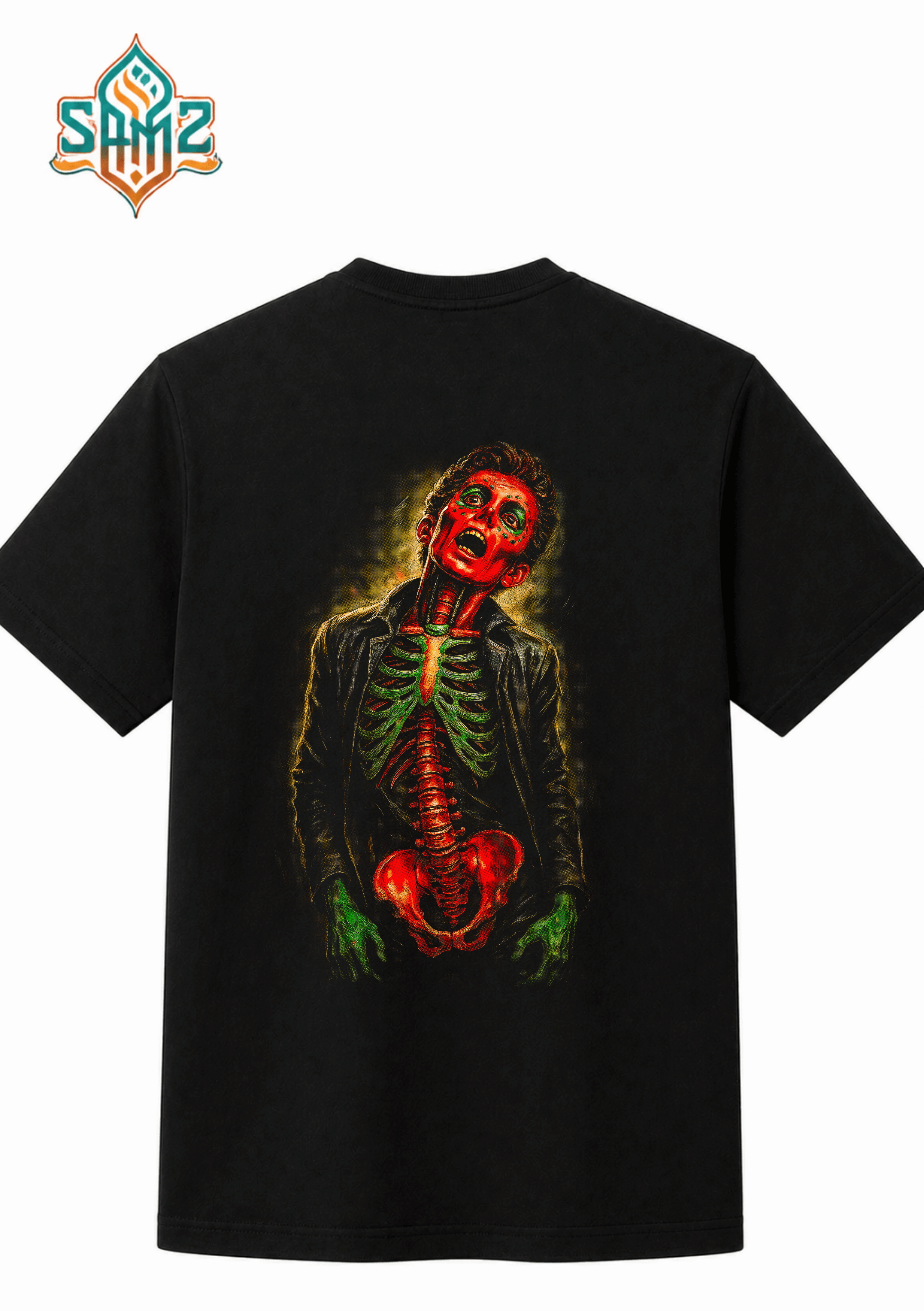 Supernatural Skeleton – Premium DTF Transfer Print for T-Shirts | Custom Heat Transfer Design Unisex | High Quality Shirt Printing | SAMZ 24