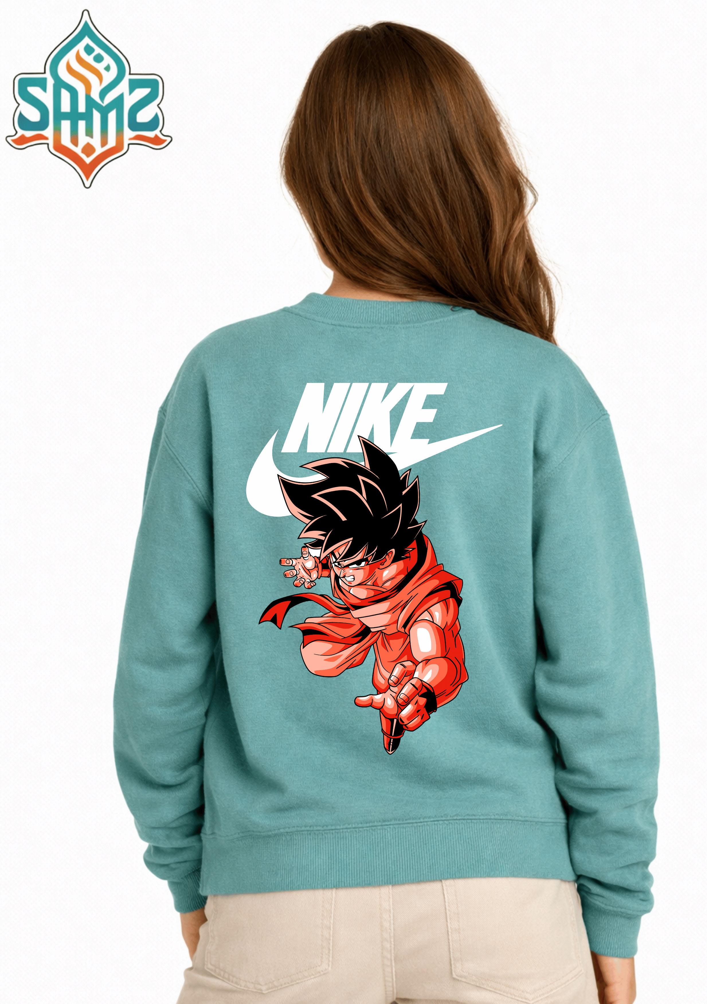 Goku Red Attack Nike – Premium DTF Transfer Print for T-Shirts | Custom Heat Transfer Unisex | High Quality Shirt Printing | SAMZ 24