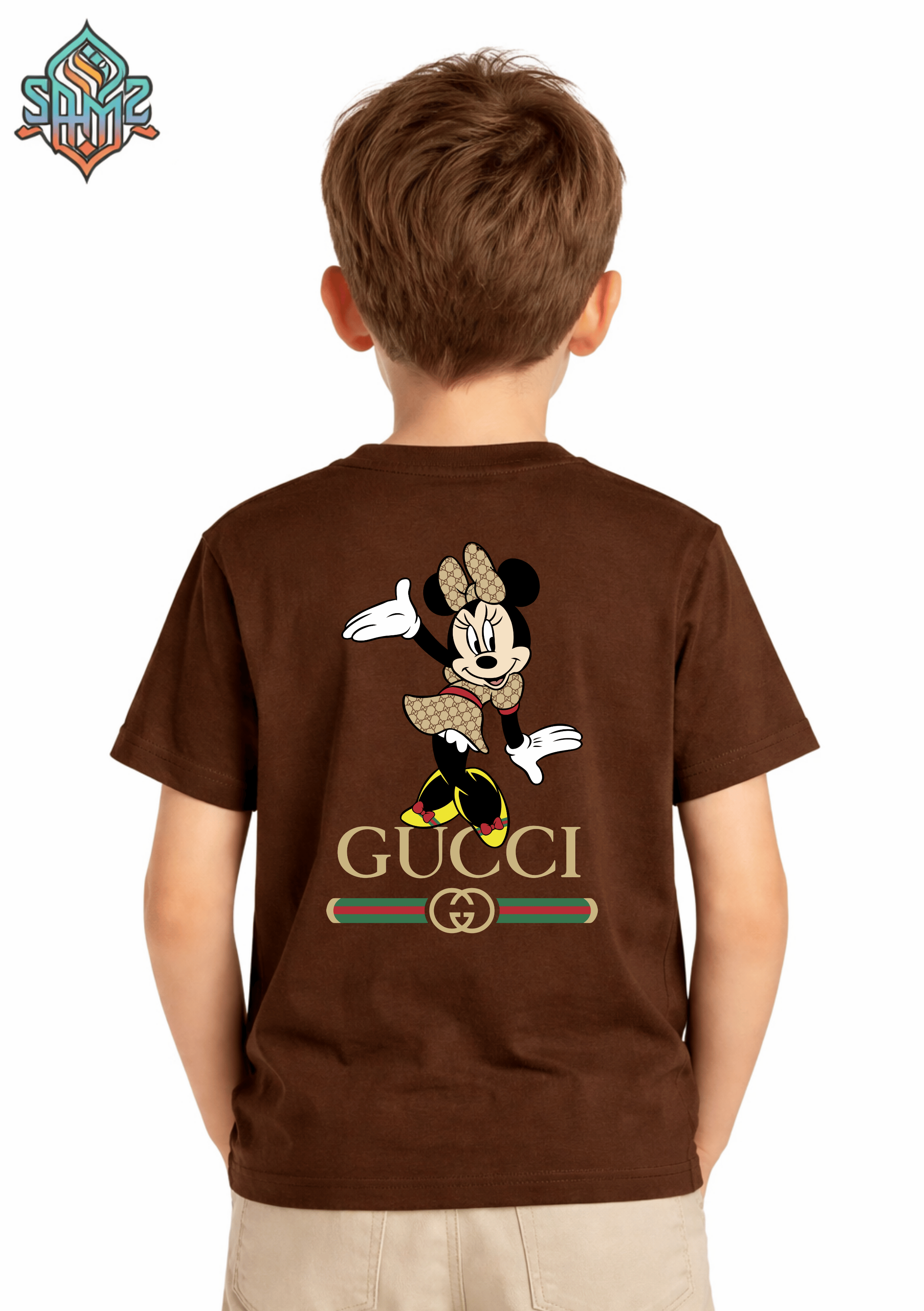 Mickey Mouse Gucci – Premium DTF Transfer Print for T-Shirts | Custom Heat Transfer Design for Men Women Kids | High Quality Graphic Shirt Printing | SAMZ 24