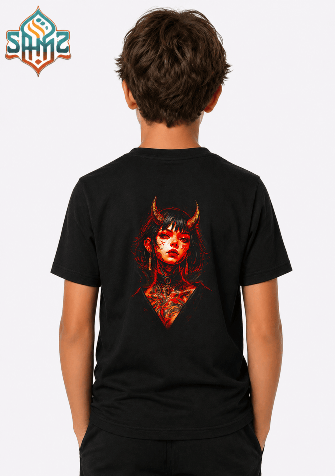 Demon Baddie - Premium DTF Transfer Print for T-Shirts | Custom Heat Transfer Design Unisex | High Quality Shirt Printing | SAMZ 24