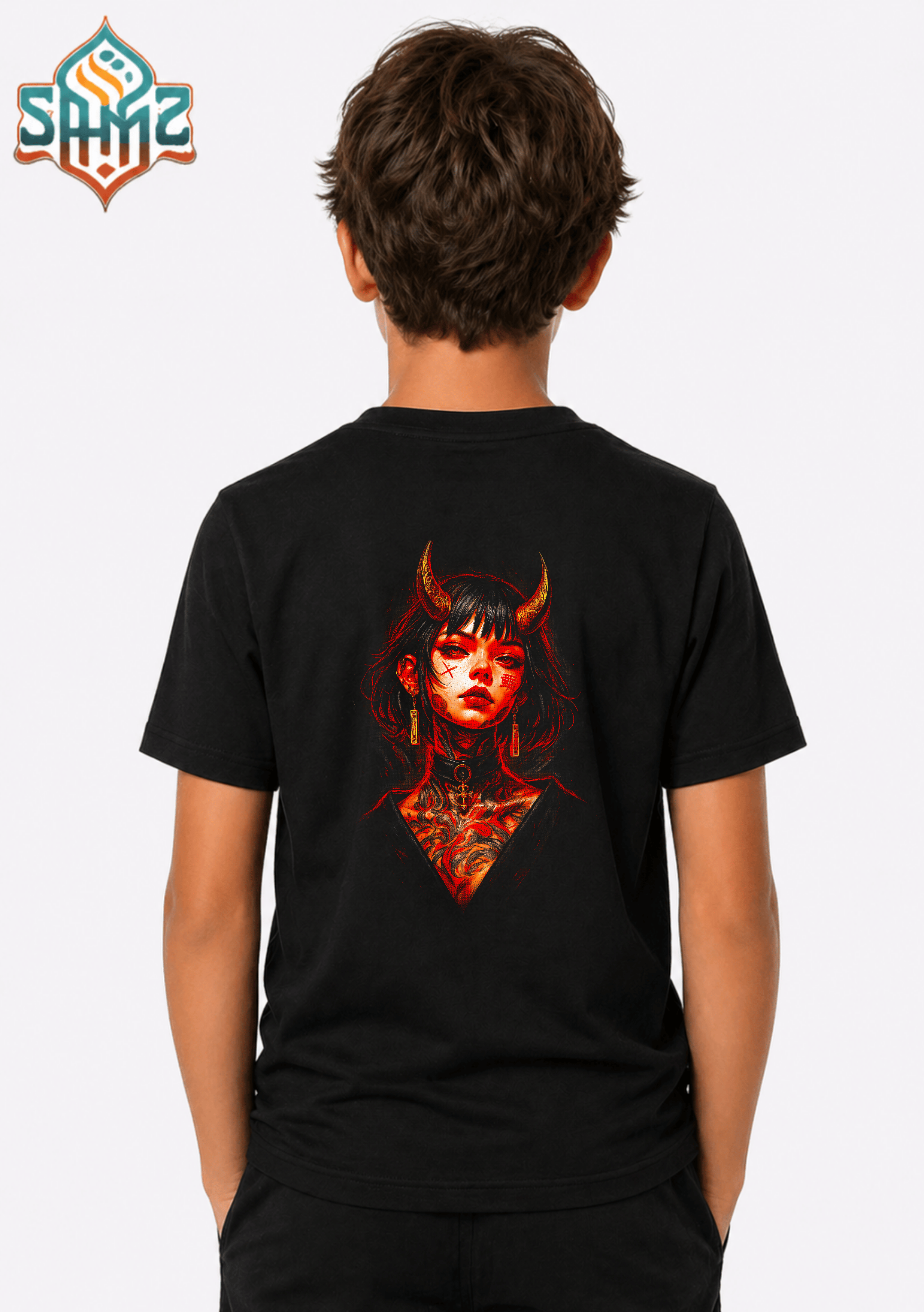 Demon Baddie - Premium DTF Transfer Print for T-Shirts | Custom Heat Transfer Design Unisex | High Quality Shirt Printing | SAMZ 24