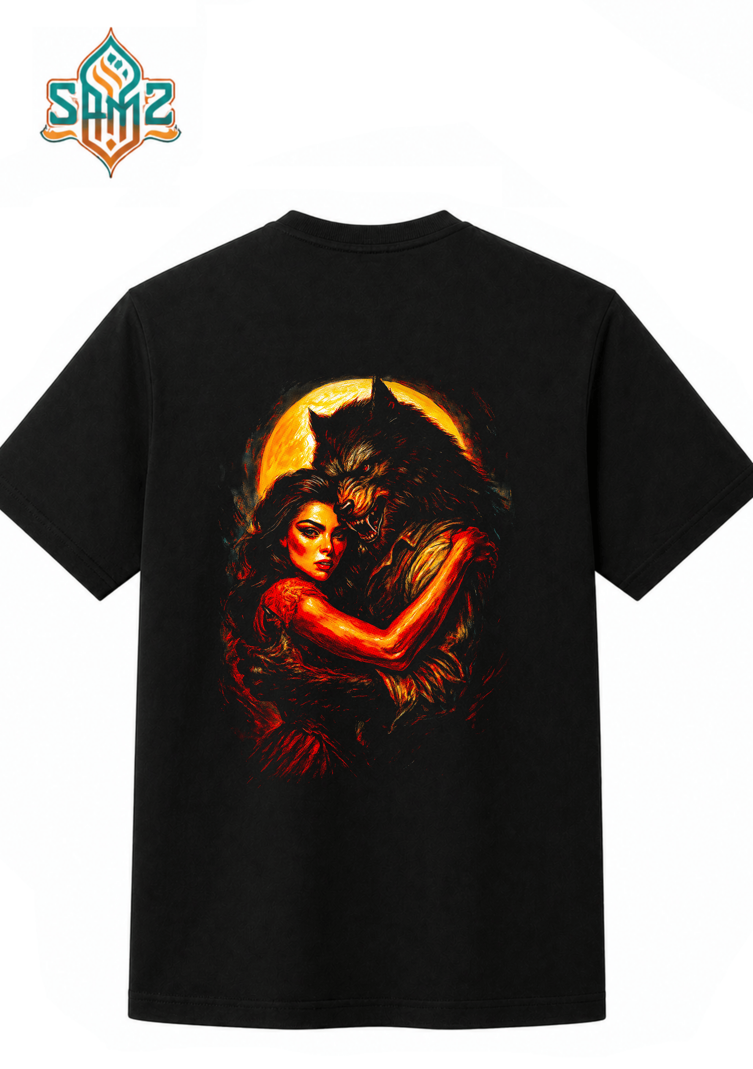 Beauty And The Beast – Premium DTF Transfer Print for T-Shirts | Custom Heat Transfer Design Unisex | High Quality Shirt Printing | SAMZ 24