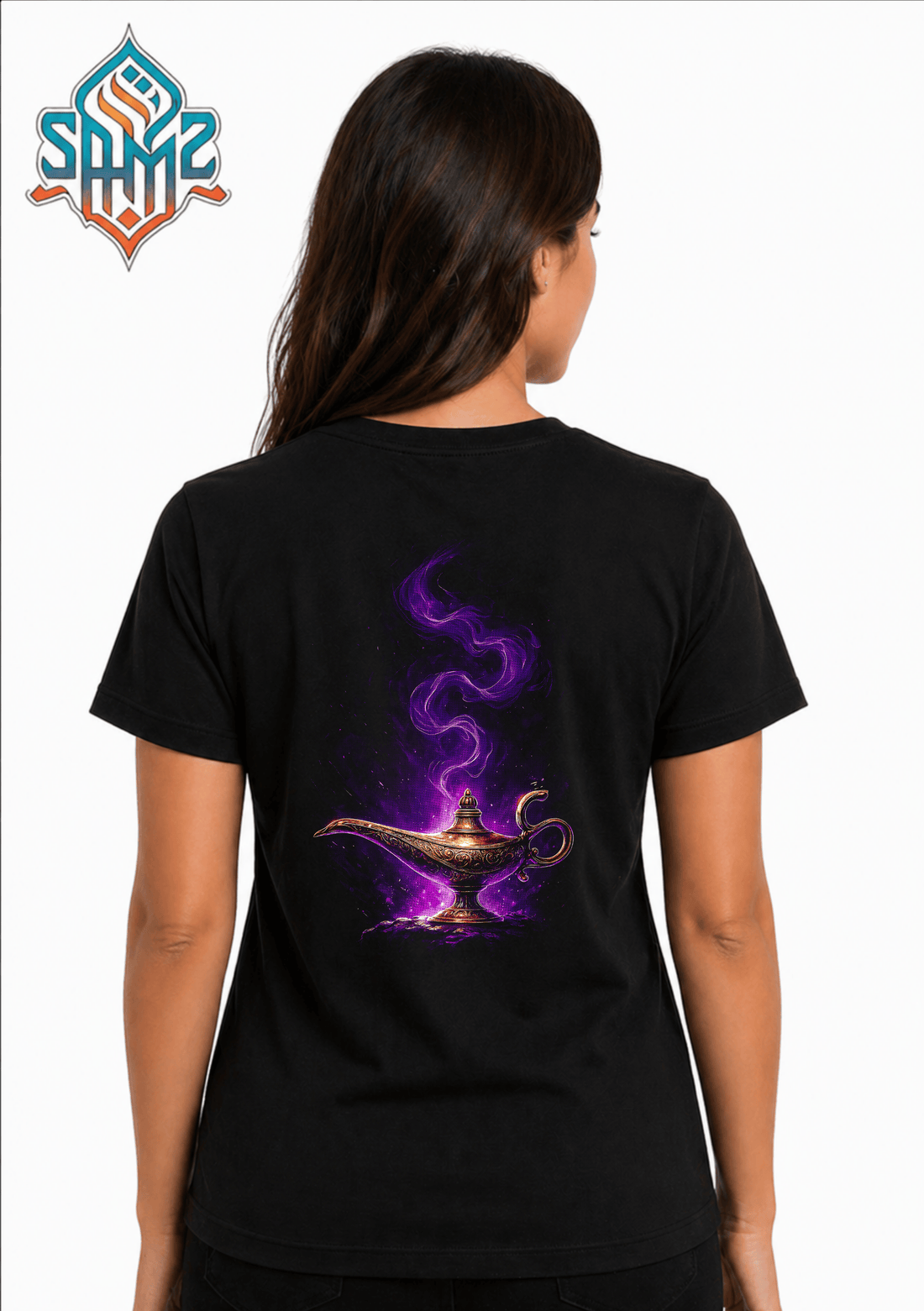 Enchanted Lamp Mystique – Premium DTF Transfer Print for T-Shirts | Custom Heat Transfer Design Unisex | High Quality Shirt Printing | SAMZ 24