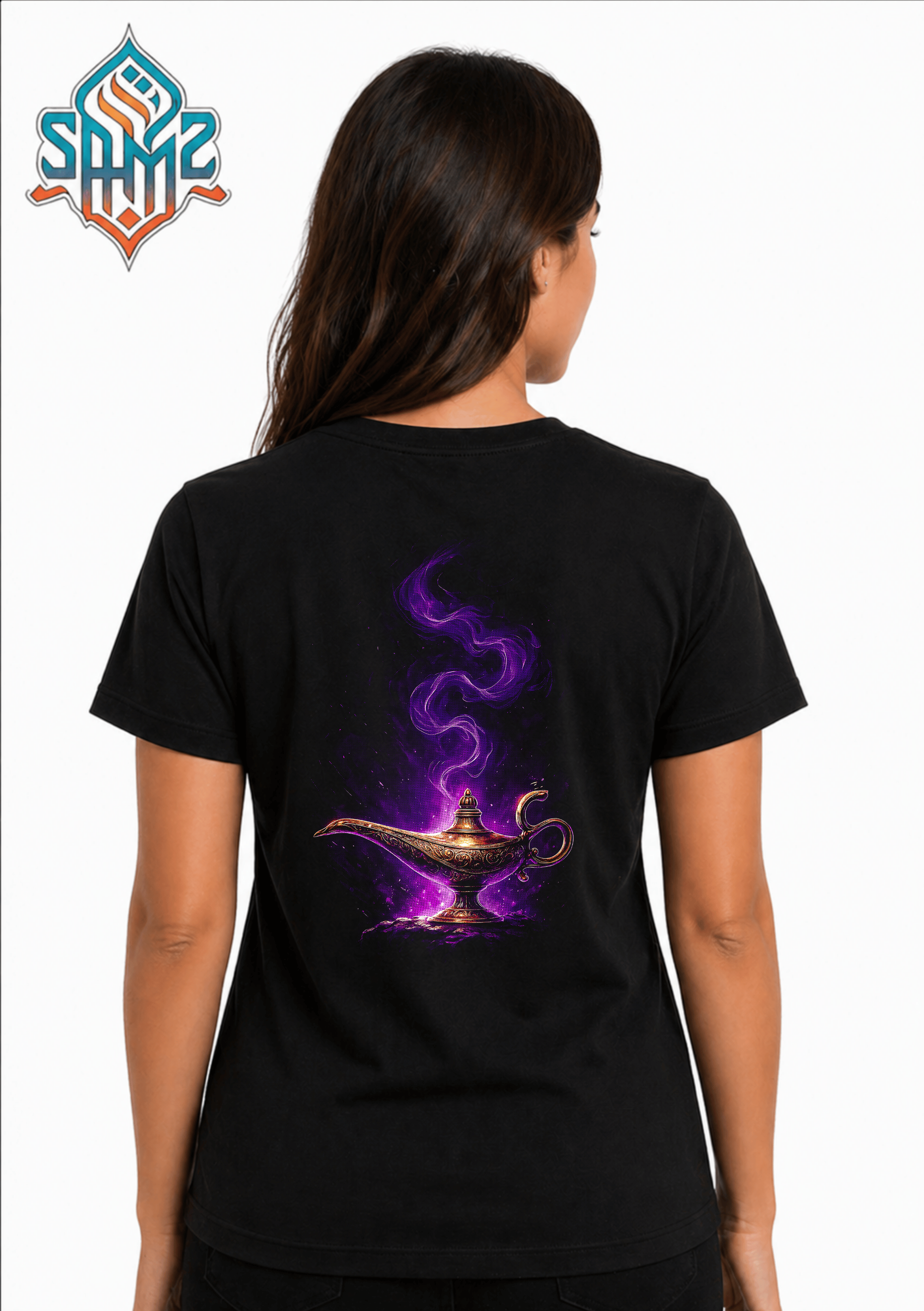 Enchanted Lamp Mystique – Premium DTF Transfer Print for T-Shirts | Custom Heat Transfer Design Unisex | High Quality Shirt Printing | SAMZ 24