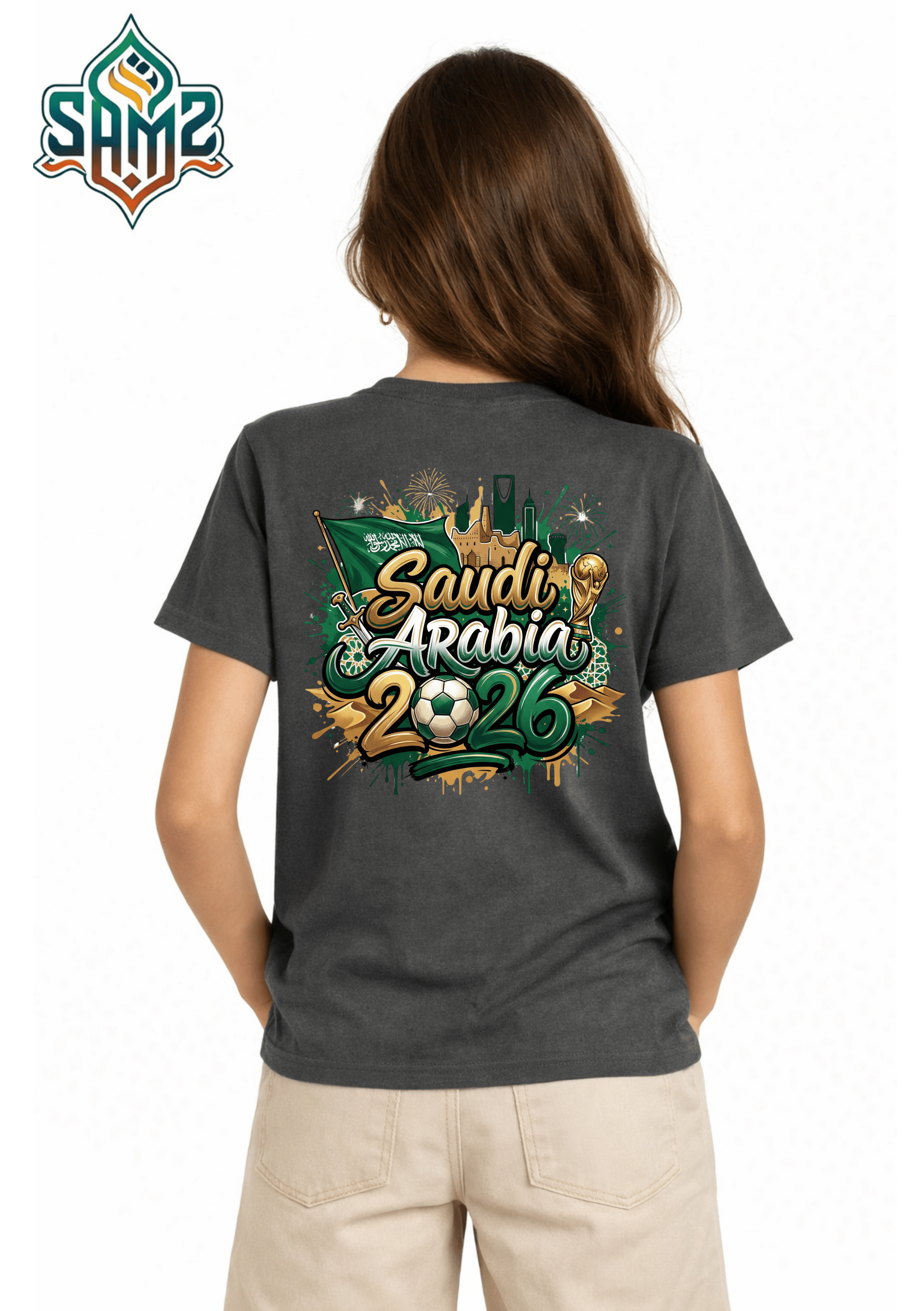 Saudi Arabia 2026 – Premium DTF Transfer for FIFA World Cup 2026 Fan Shirts Germany | SAMZ 24