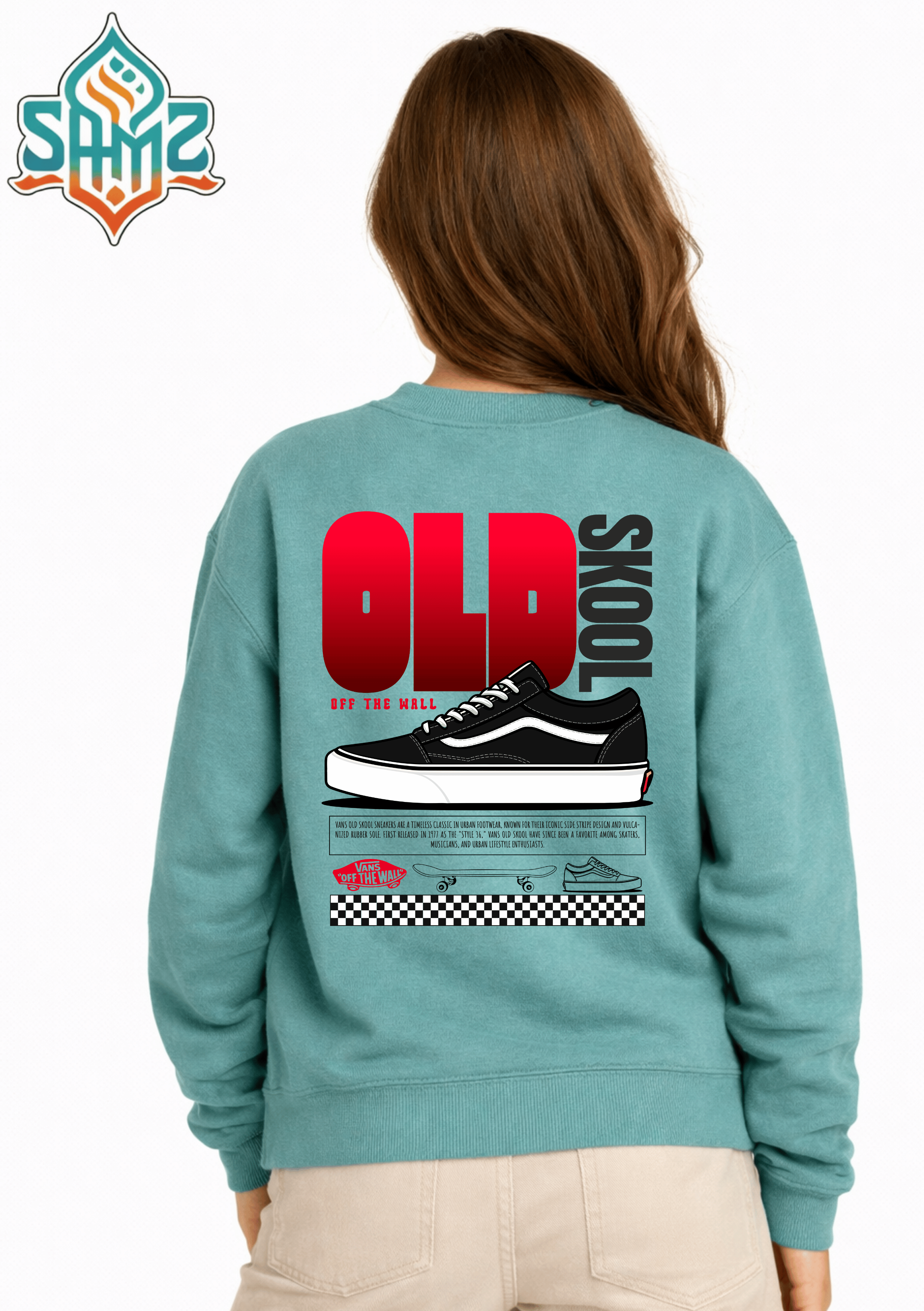 Vans Old Skool Classic – Premium DTF Transfer Print for T-Shirts | Custom Heat Transfer Unisex | High Quality Shirt Printing | SAMZ 24
