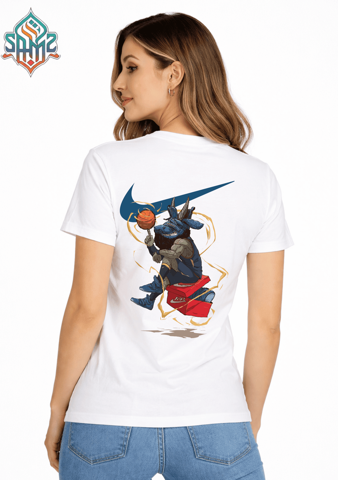 Basketball Beast Nike – Premium DTF Transfer Print for T-Shirts | Custom Heat Transfer Design for Men Women Kids | High Quality Graphic Shirt Printing | SAMZ 24