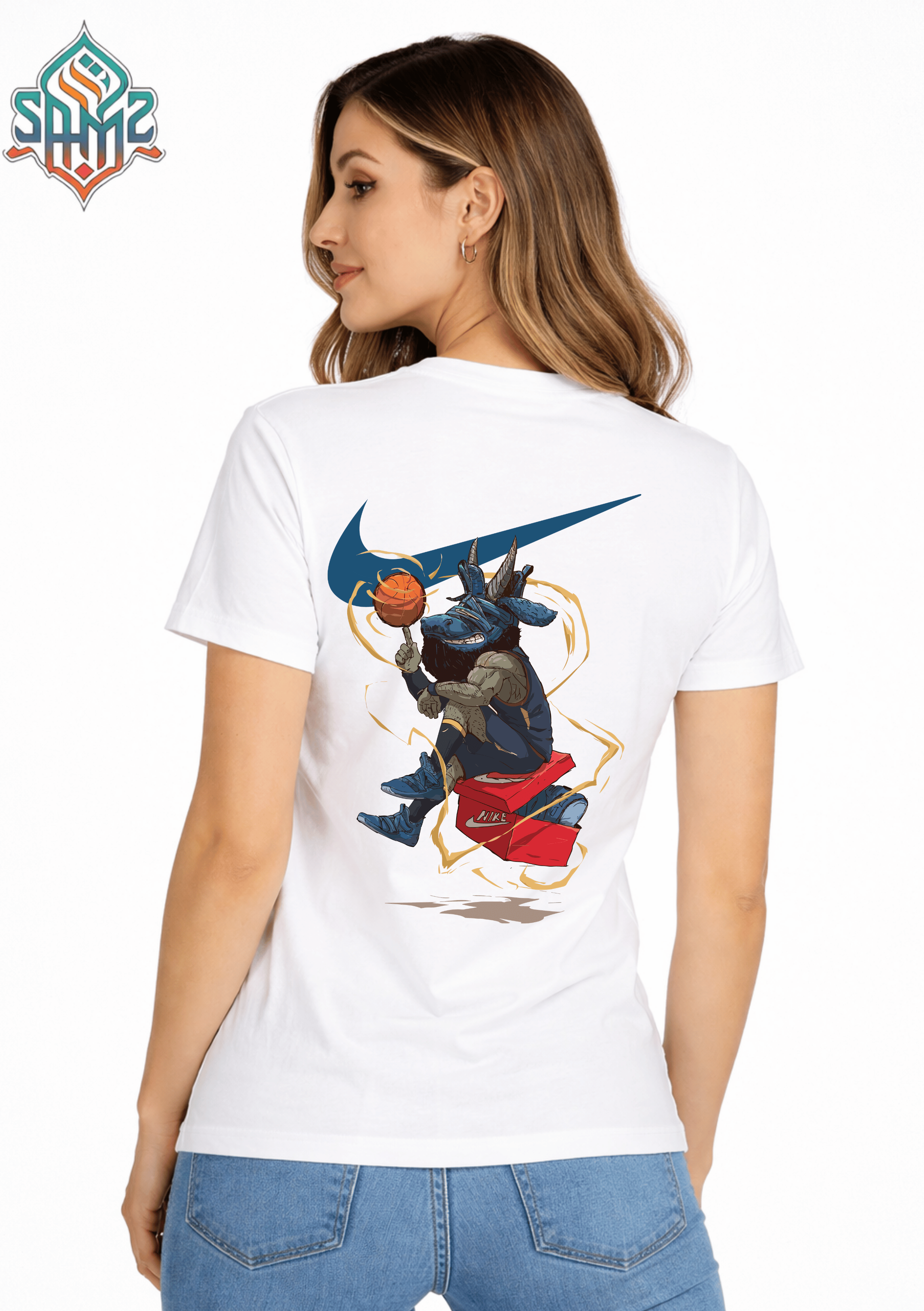 Basketball Beast Nike – Premium DTF Transfer Print for T-Shirts | Custom Heat Transfer Design for Men Women Kids | High Quality Graphic Shirt Printing | SAMZ 24