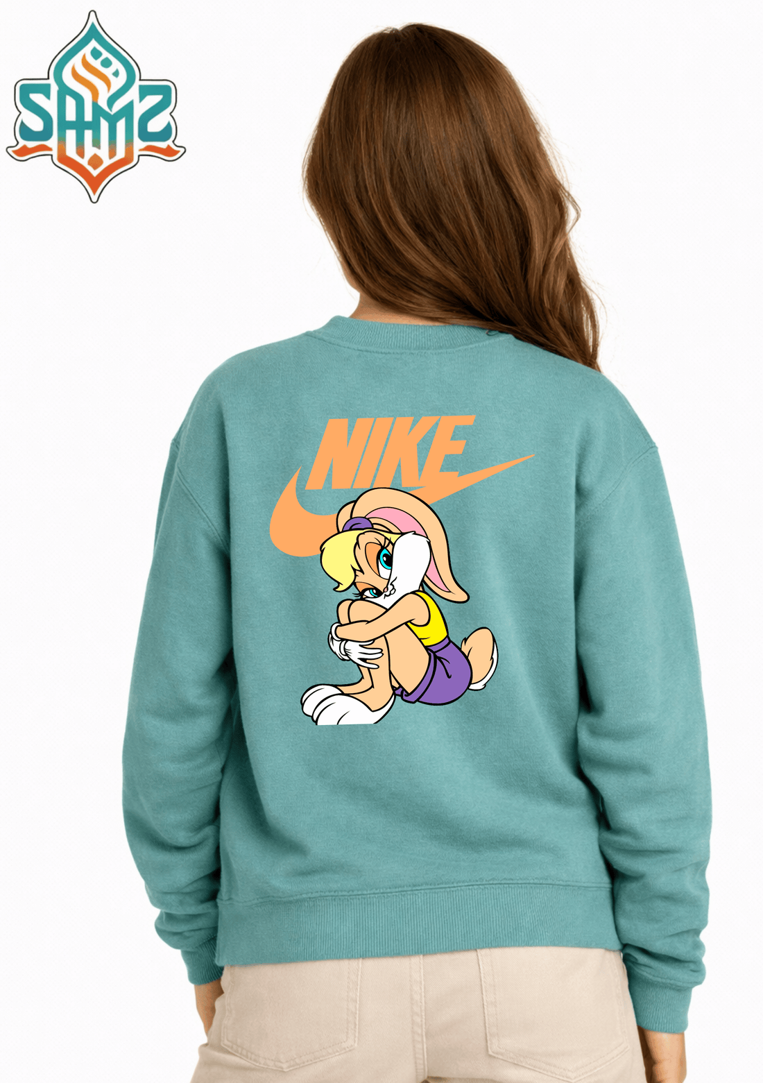 NIKE Bunny Girl – Premium DTF Transfer Print for T-Shirts | Custom Heat Transfer Unisex | High Quality Shirt Printing | SAMZ 24