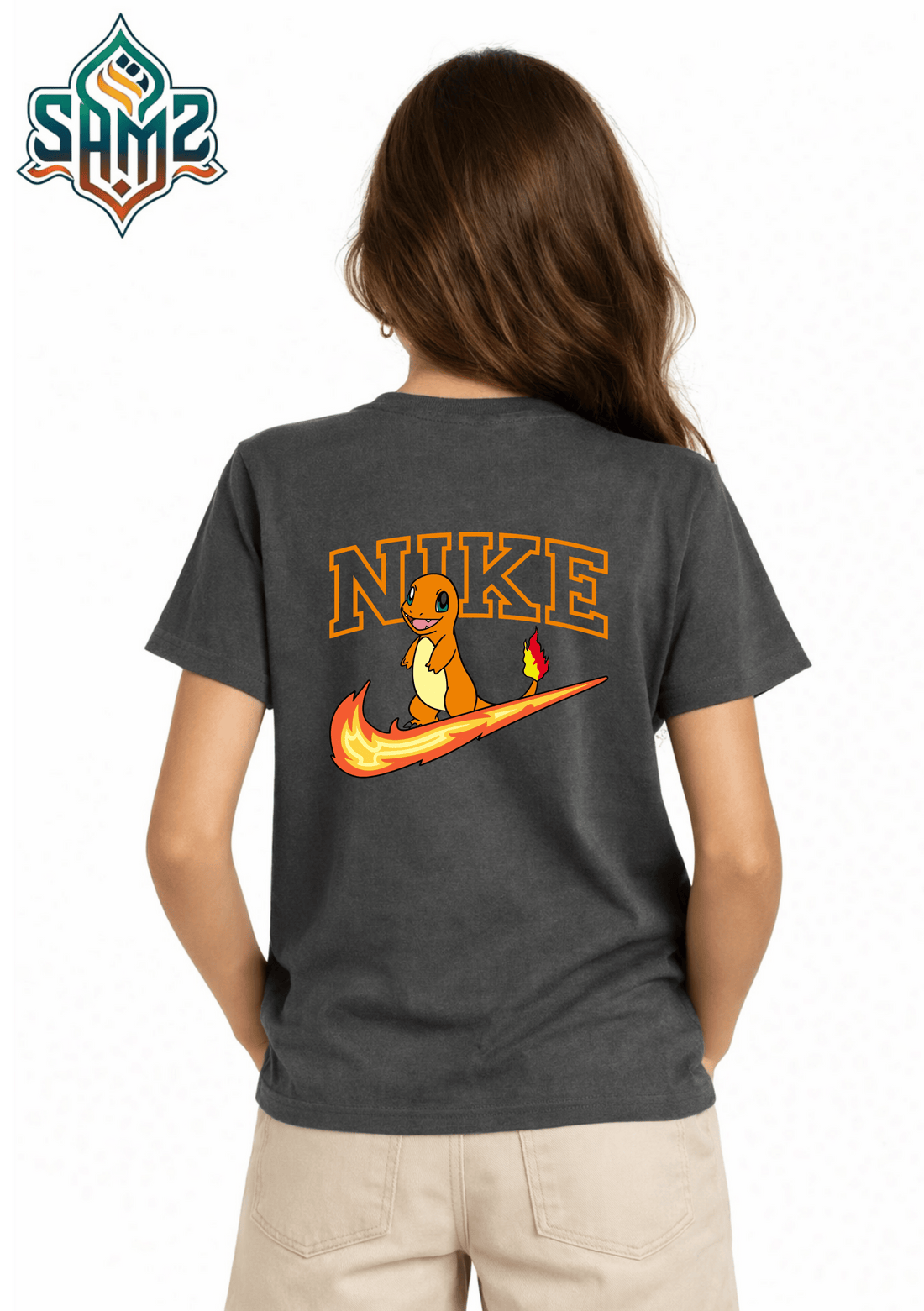 Nike Dragon Design – Premium DTF Transfer Print for T-Shirts | Custom Heat Transfer Design for Men Women Kids | High Quality Graphic Shirt Printing | SAMZ 24