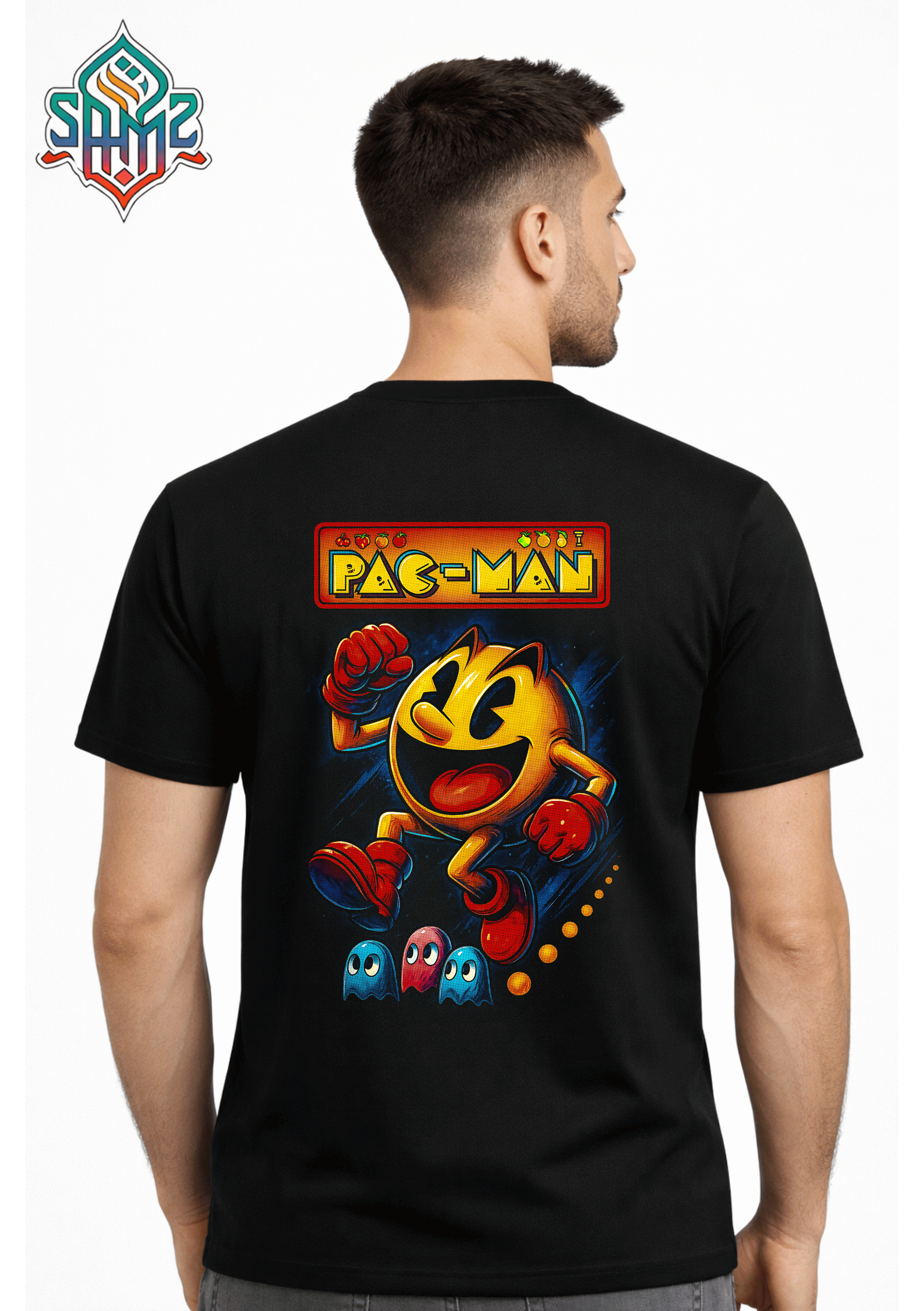 Pac-man – Premium DTF Transfer Print for T-Shirts | Custom Heat Transfer Design Unisex | High Quality Shirt Printing | SAMZ 24