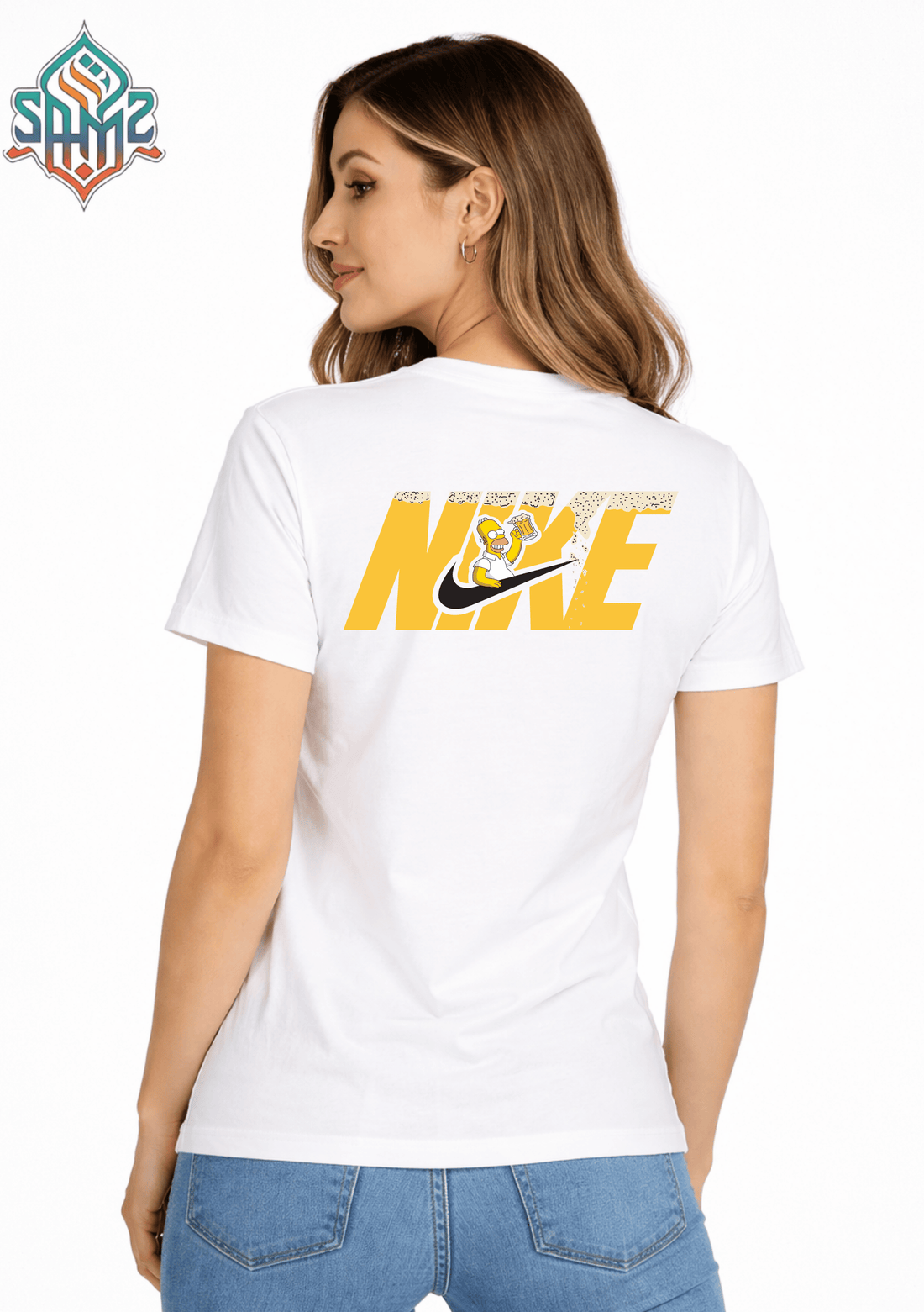The Simpson Nike – Premium DTF Transfer Print for T-Shirts | Custom Heat Transfer Design for Men Women Kids | High Quality Graphic Shirt Printing | SAMZ 24