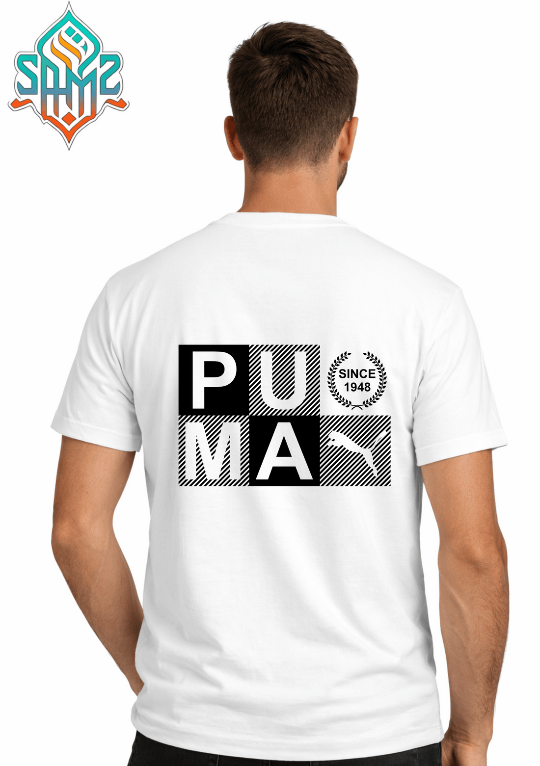 Puma since 1948 – Premium DTF Transfer Print for T-Shirts | Custom Heat Transfer Design Unisex | High Quality Shirt Printing | SAMZ 24
