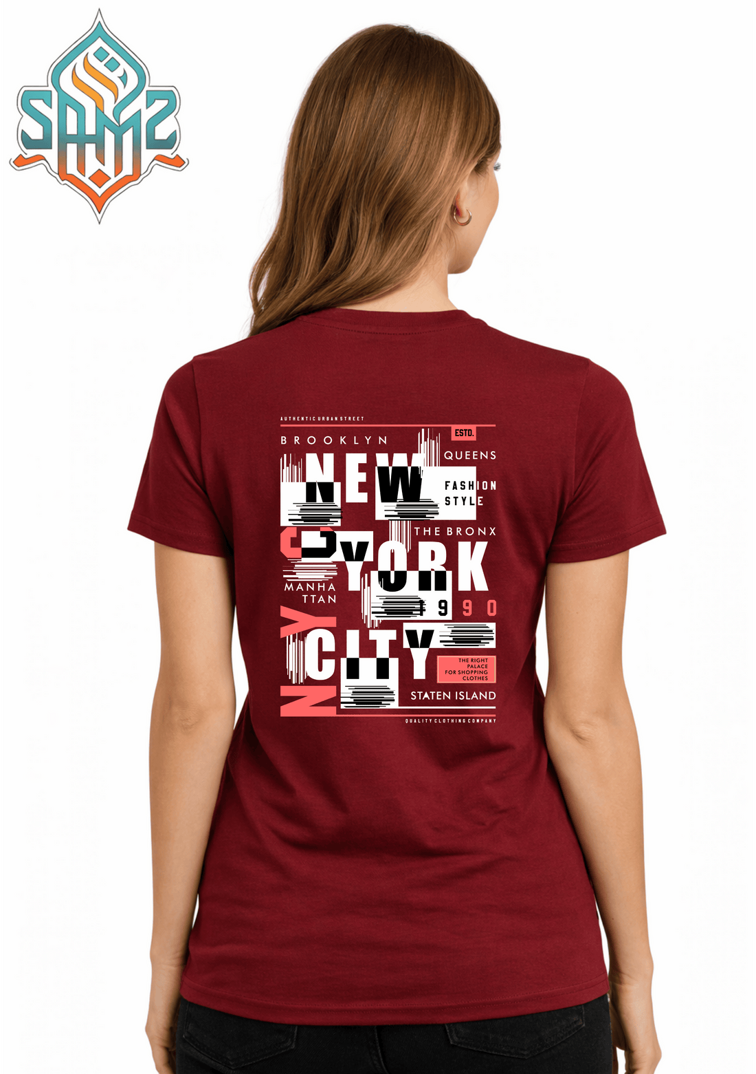New York Brooklyn – Premium DTF Transfer Print for T-Shirts | Custom Heat Transfer Unisex | High Quality Shirt Printing | SAMZ 24