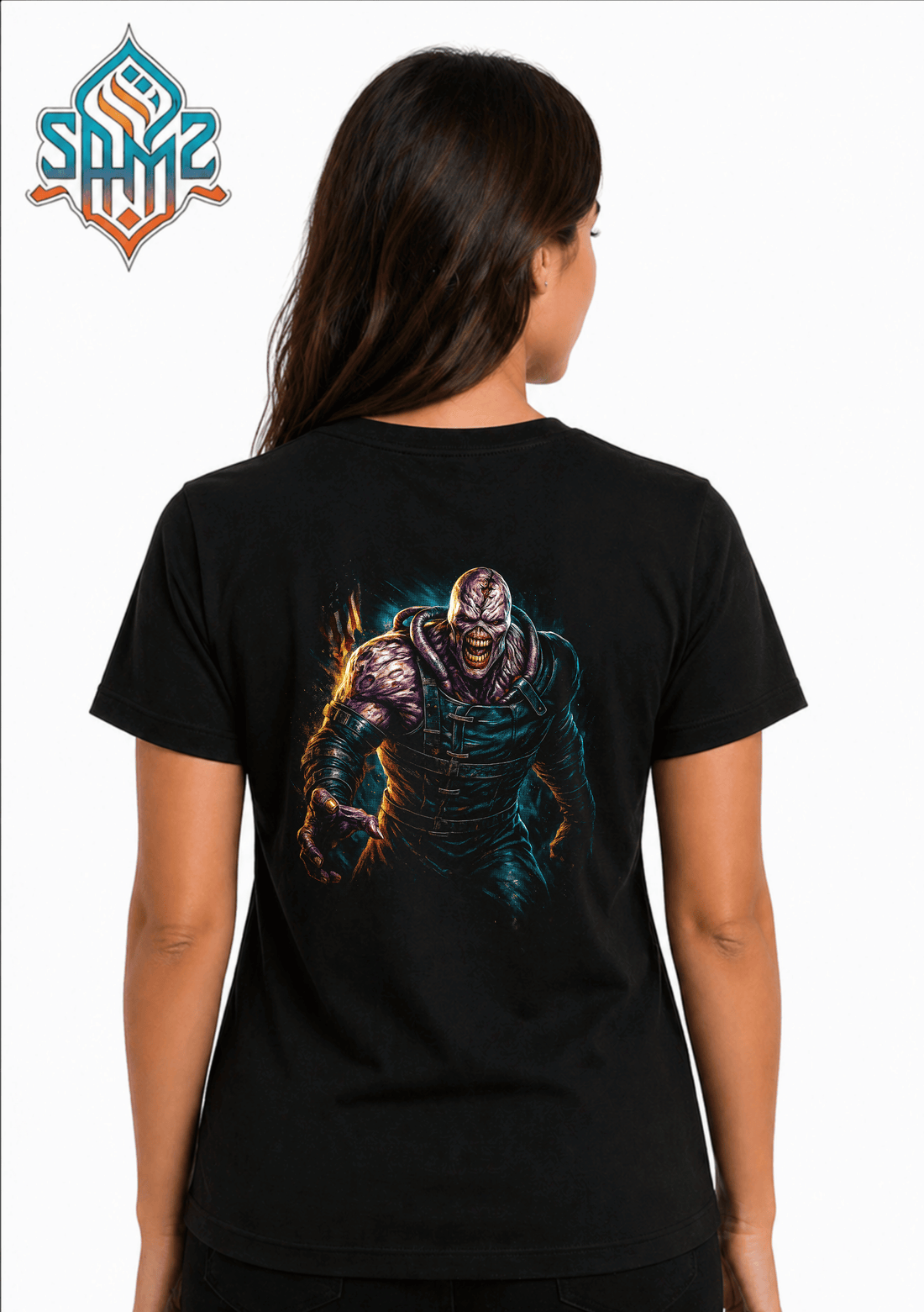 Nemesis Beast Resident Evil 3 – Premium DTF Transfer Print for T-Shirts | Custom Heat Transfer Design Unisex | High Quality Shirt Printing | SAMZ 24