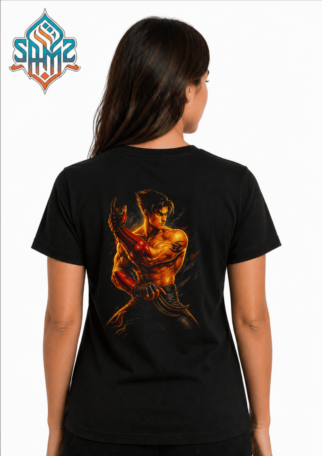 Jin Kazama Tekken – Premium DTF Transfer Print for T-Shirts | Custom Heat Transfer Design Unisex | High Quality Shirt Printing | SAMZ 24