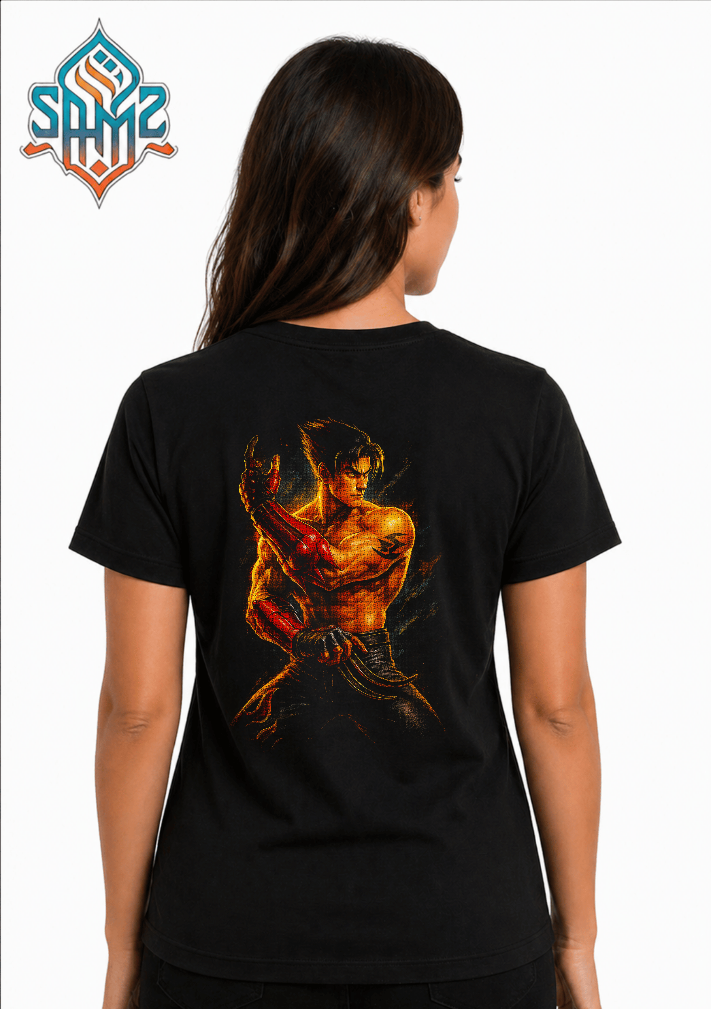 Jin Kazama Tekken – Premium DTF Transfer Print for T-Shirts | Custom Heat Transfer Design Unisex | High Quality Shirt Printing | SAMZ 24