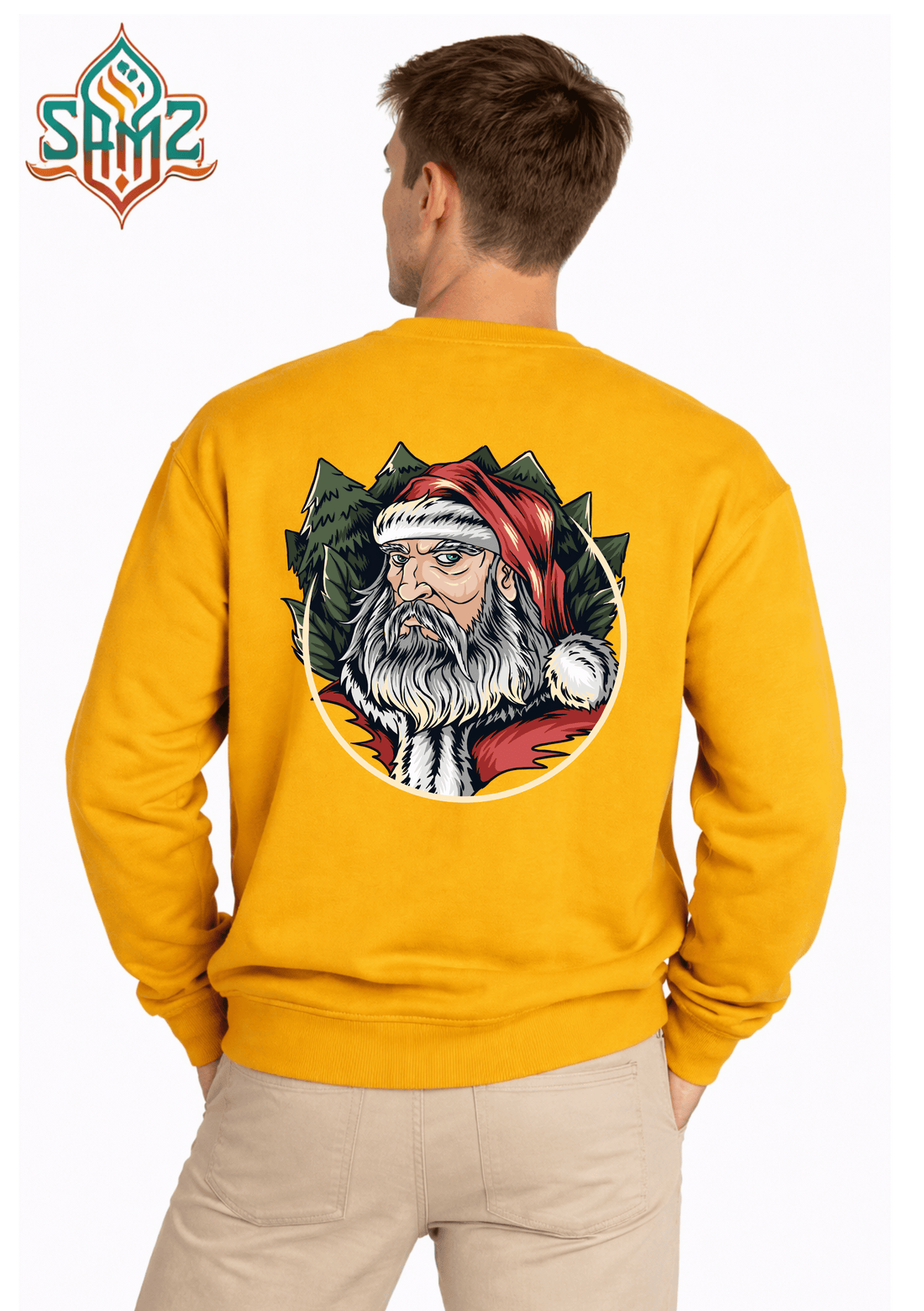 Santa Dark Legend – Premium DTF Transfer Print for T-Shirts | Custom Heat Transfer Unisex | High Quality Shirt Printing | SAMZ 24