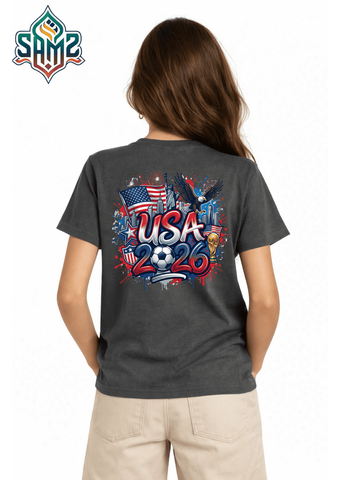 USA 2026 – Premium DTF Transfer for FIFA World Cup 2026 Fan Shirts Germany | SAMZ 24
