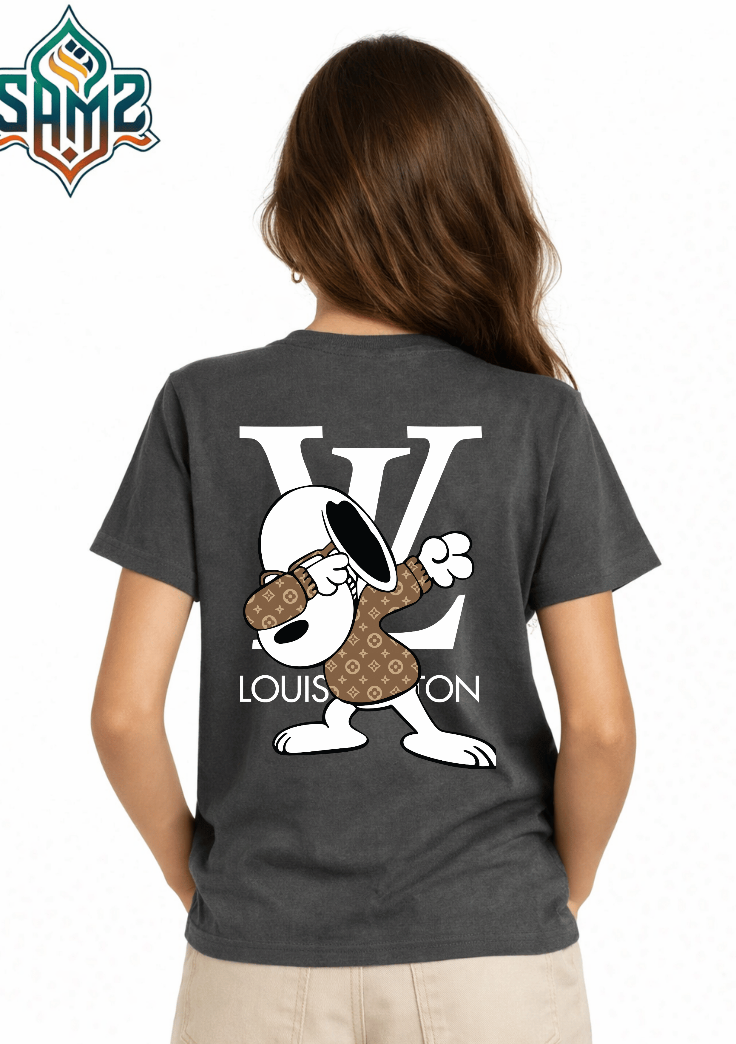 Snoopy Luis Vuitton – Premium DTF Transfer Print for T-Shirts | Custom Heat Transfer Design for Men Women Kids | High Quality Graphic Shirt Printing | SAMZ 24