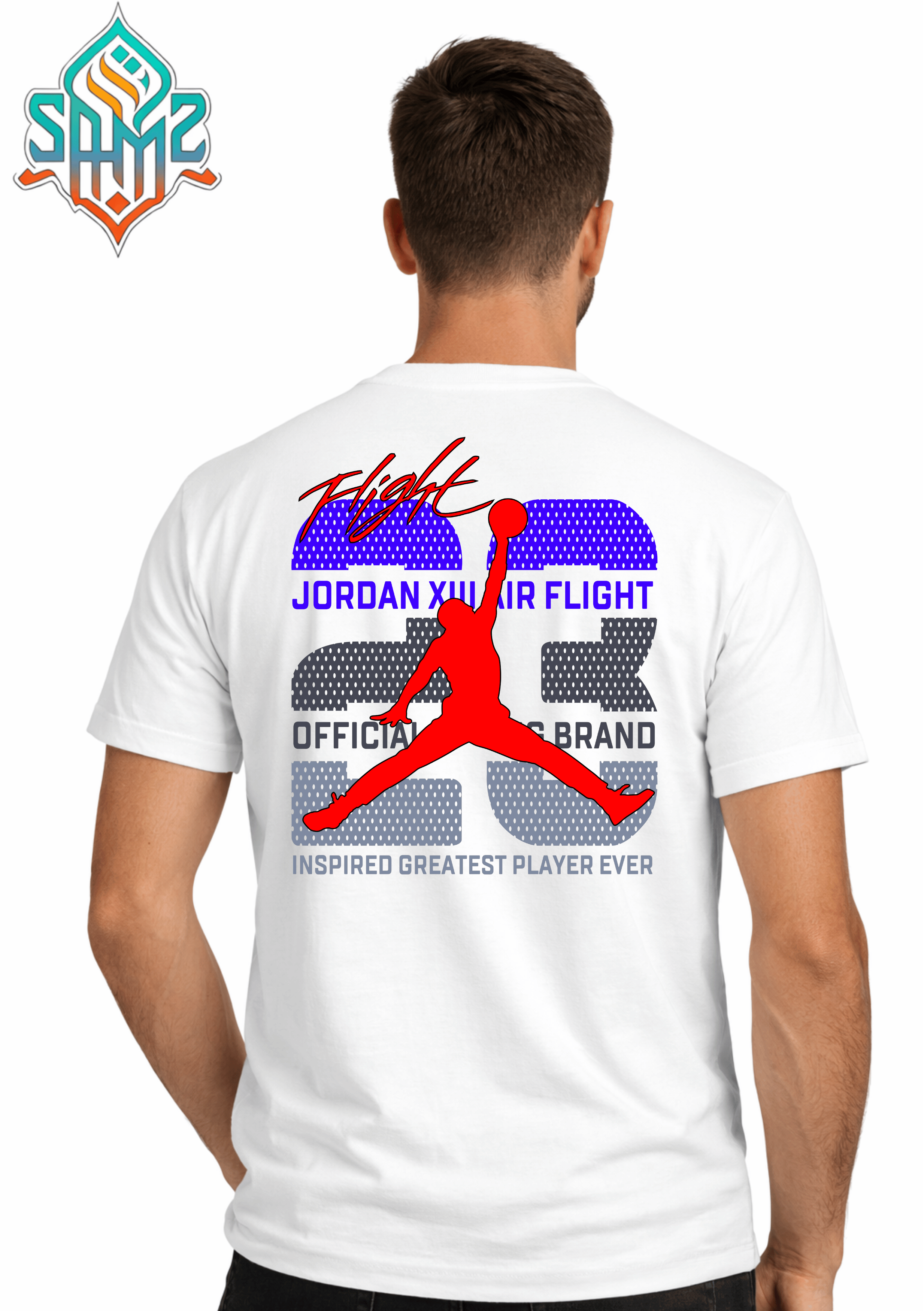 Jordan 23 Flight Bold – Premium DTF Transfer Print for T-Shirts | Custom Heat Transfer Design Unisex | High Quality Shirt Printing | SAMZ 24