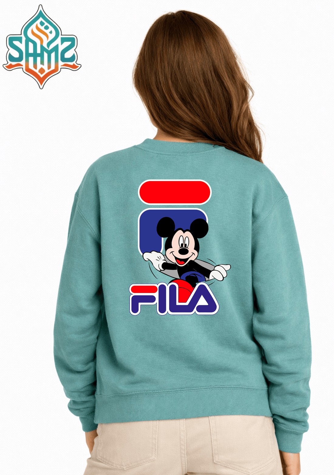 FILA Mickey Style – Premium DTF Transfer Print for T-Shirts | Custom Heat Transfer Unisex | High Quality Shirt Printing | SAMZ 24