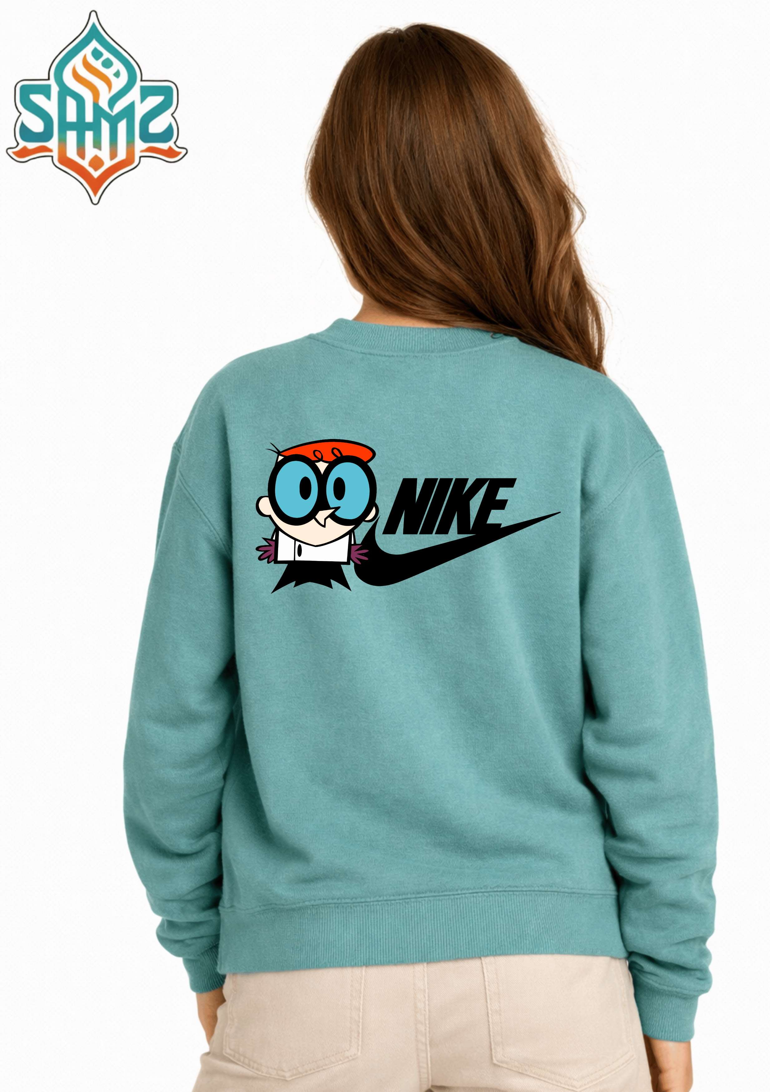 Nike Dexter Cartoon Style – Premium DTF Transfer Print for T-Shirts | Custom Heat Transfer Unisex | High Quality Shirt Printing | SAMZ 24