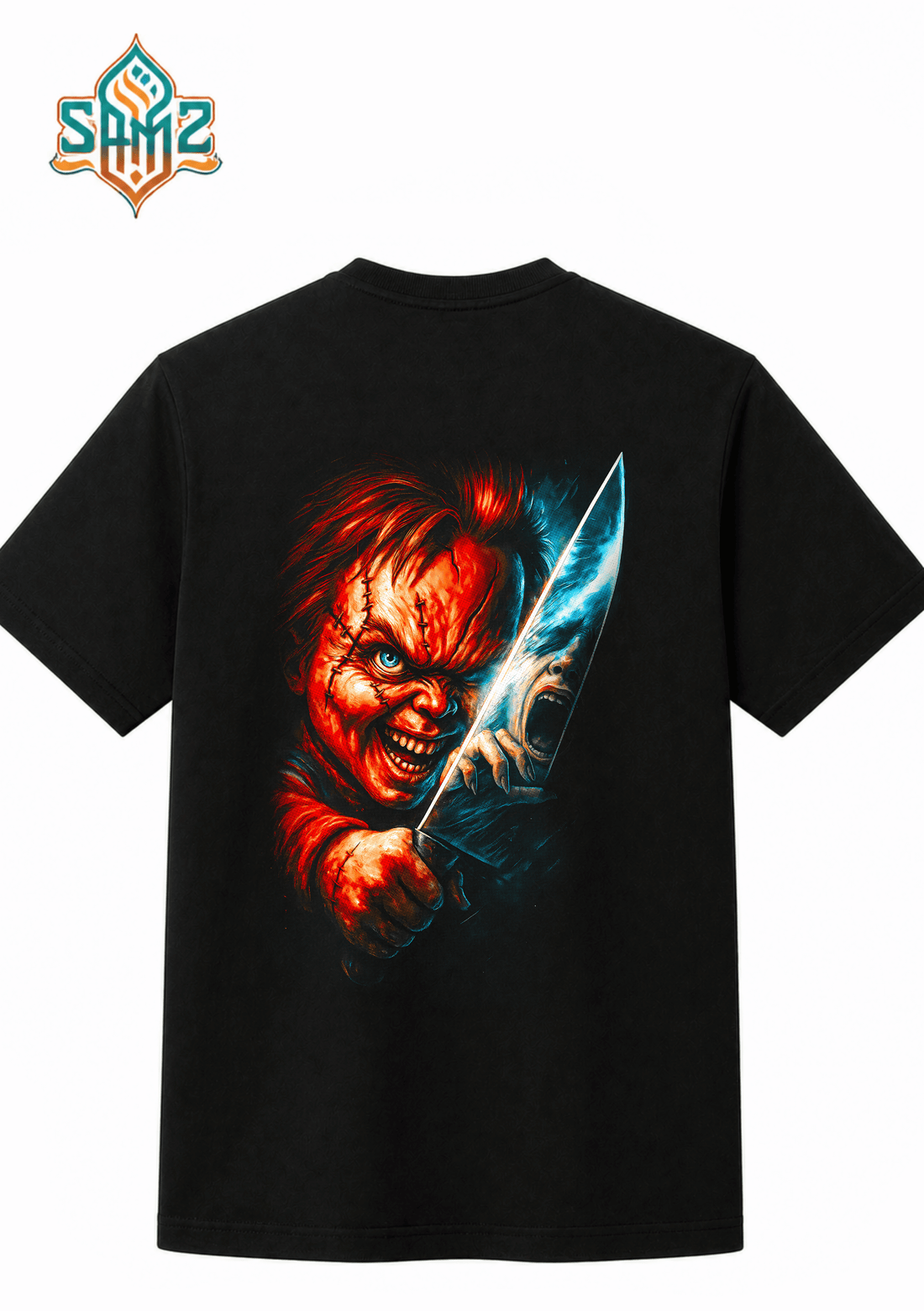 Chucky The Child's Play – Premium DTF Transfer Print for T-Shirts | Custom Heat Transfer Design Unisex | High Quality Shirt Printing | SAMZ 24