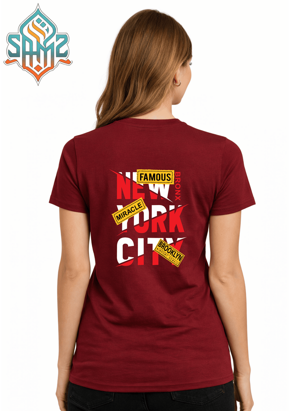 New York Typography – Premium DTF Transfer Print for T-Shirts | Custom Heat Transfer Unisex | High Quality Shirt Printing | SAMZ 24