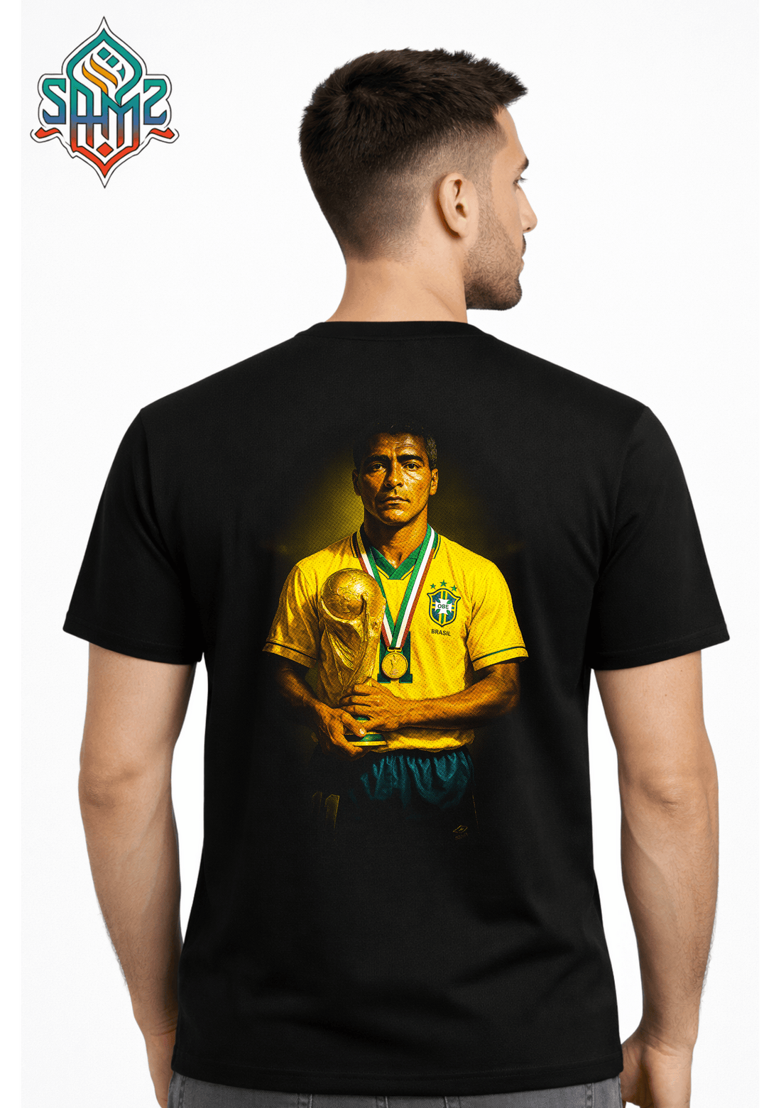 Brazil Football Legend – Premium DTF Transfer Print for T-Shirts | Custom Heat Transfer Design Unisex | High Quality Shirt Printing | SAMZ 24