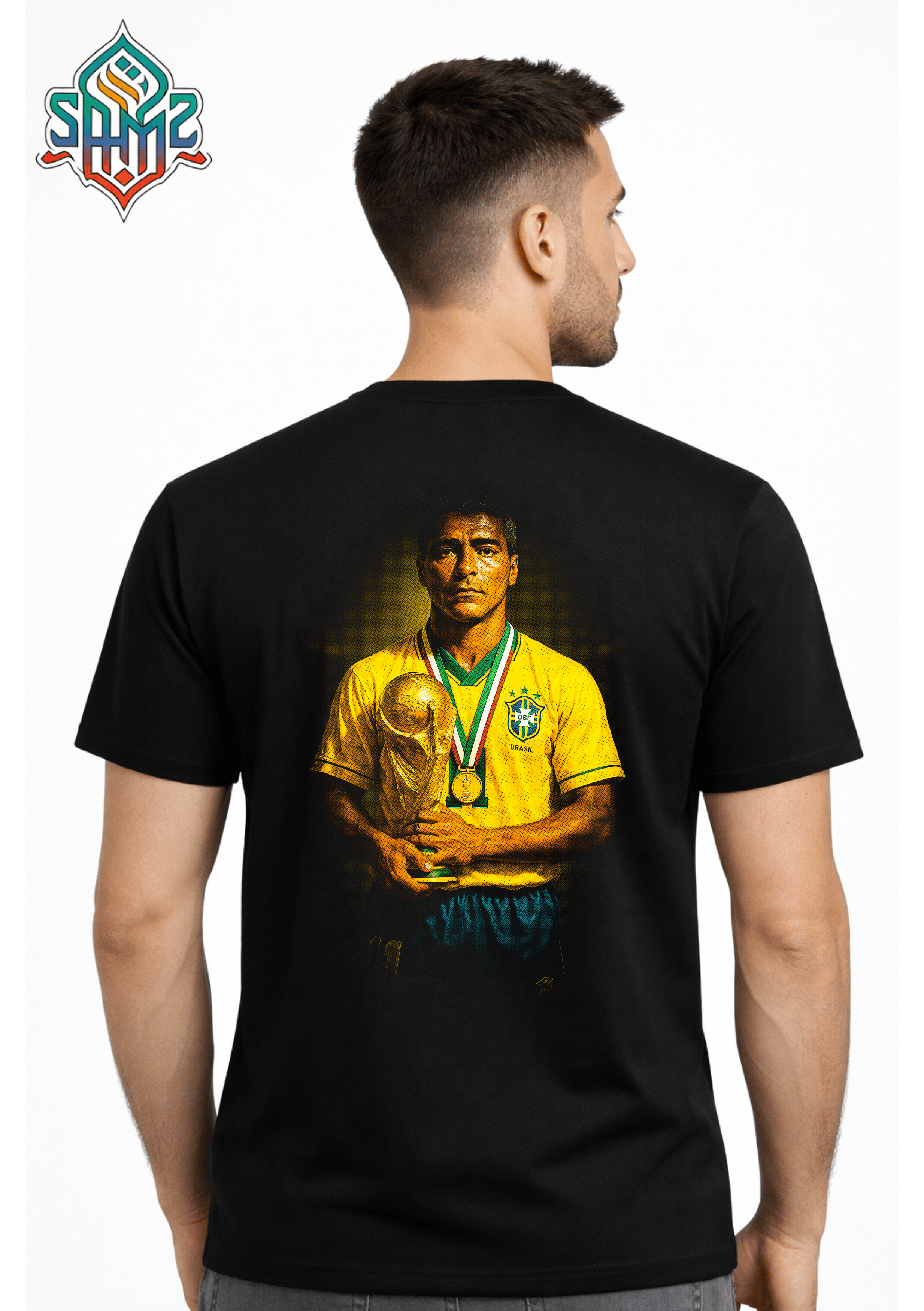 Brazil Football Legend – Premium DTF Transfer Print for T-Shirts | Custom Heat Transfer Design Unisex | High Quality Shirt Printing | SAMZ 24