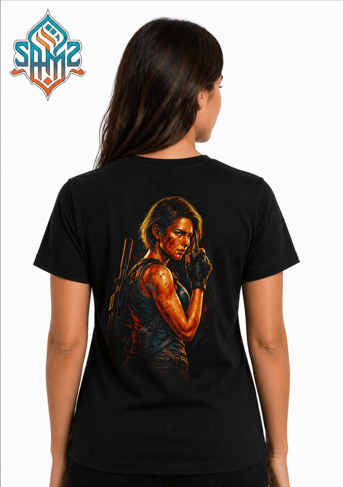 Jill Valentine Classic – Premium DTF Transfer Print for T-Shirts | Custom Heat Transfer Design Unisex | High Quality Shirt Printing | SAMZ 24