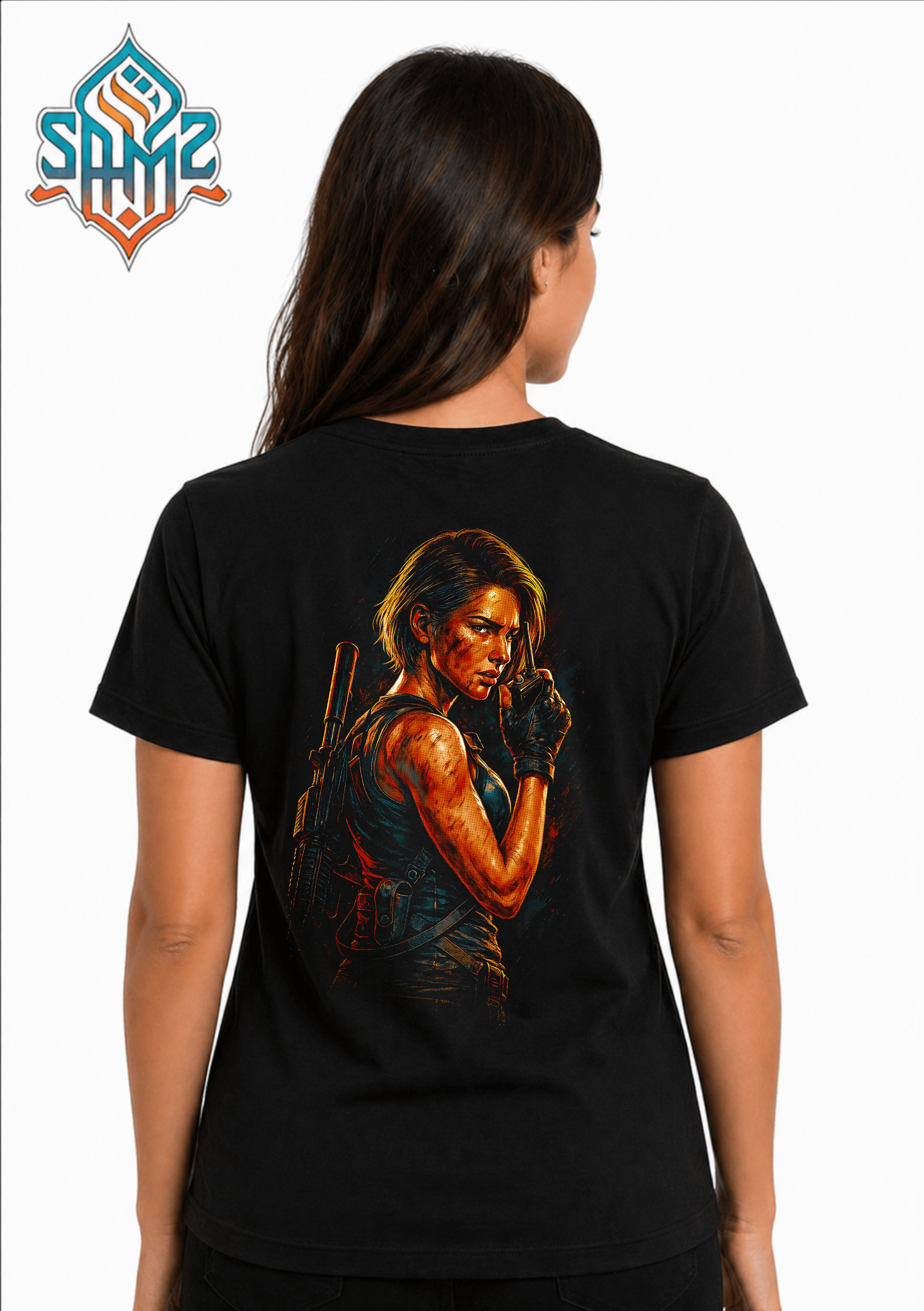 Jill Valentine Classic – Premium DTF Transfer Print for T-Shirts | Custom Heat Transfer Design Unisex | High Quality Shirt Printing | SAMZ 24